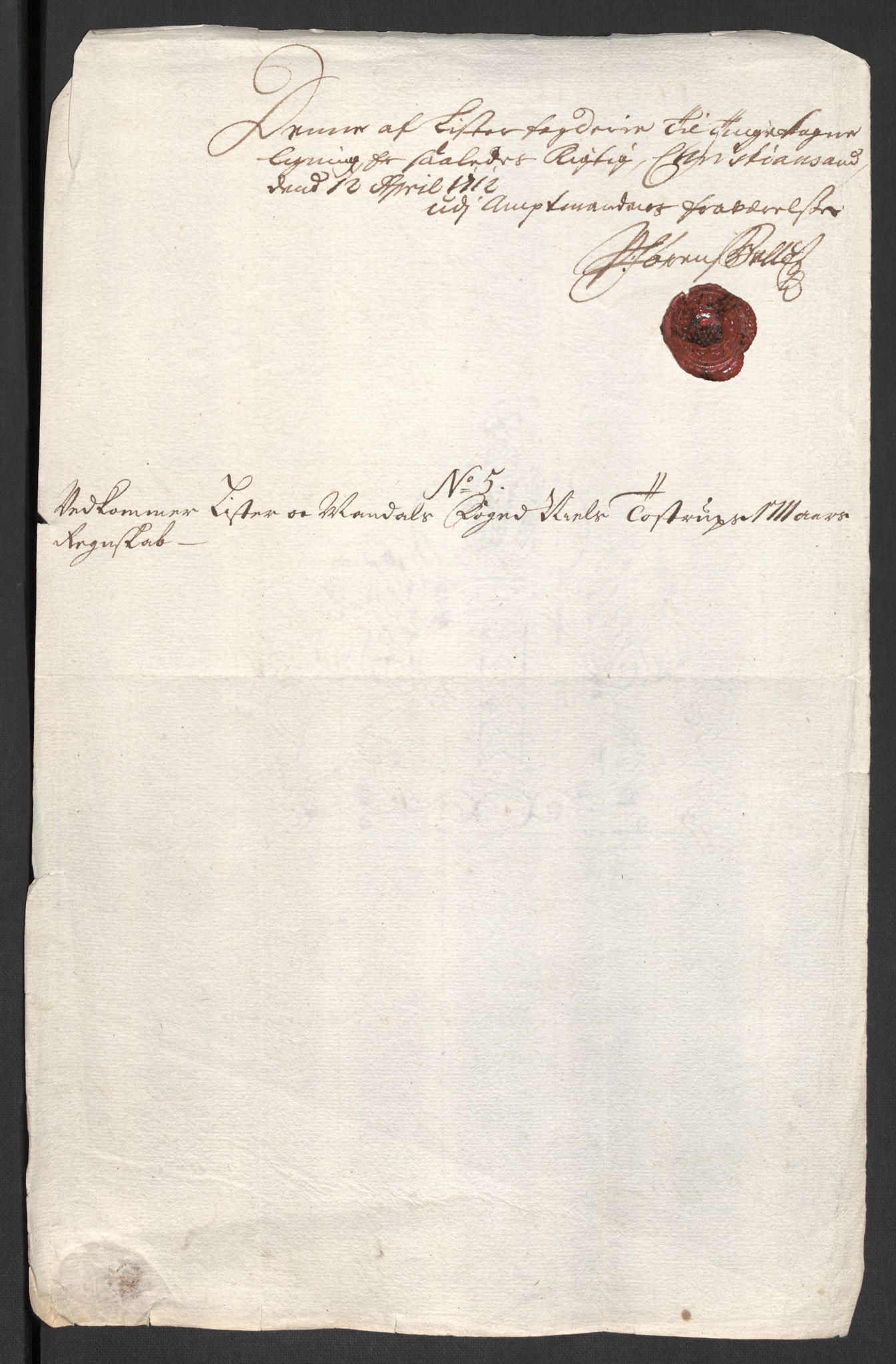 Rentekammeret inntil 1814, Reviderte regnskaper, Fogderegnskap, AV/RA-EA-4092/R43/L2554: Fogderegnskap Lista og Mandal, 1711, s. 39