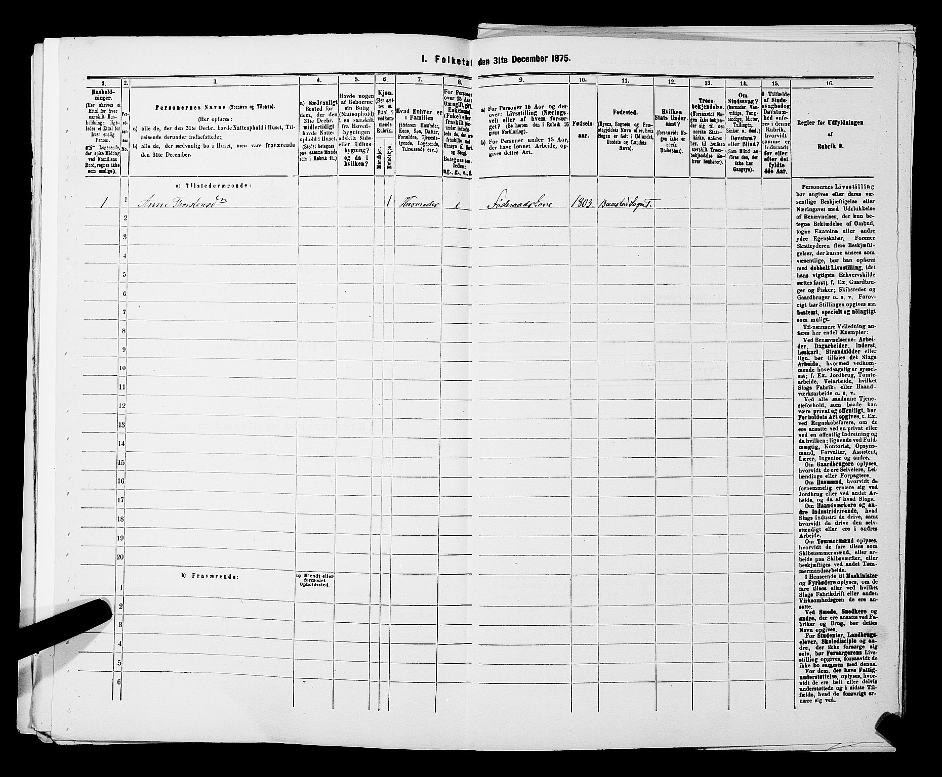 RA, Folketelling 1875 for 0122P Trøgstad prestegjeld, 1875, s. 1442