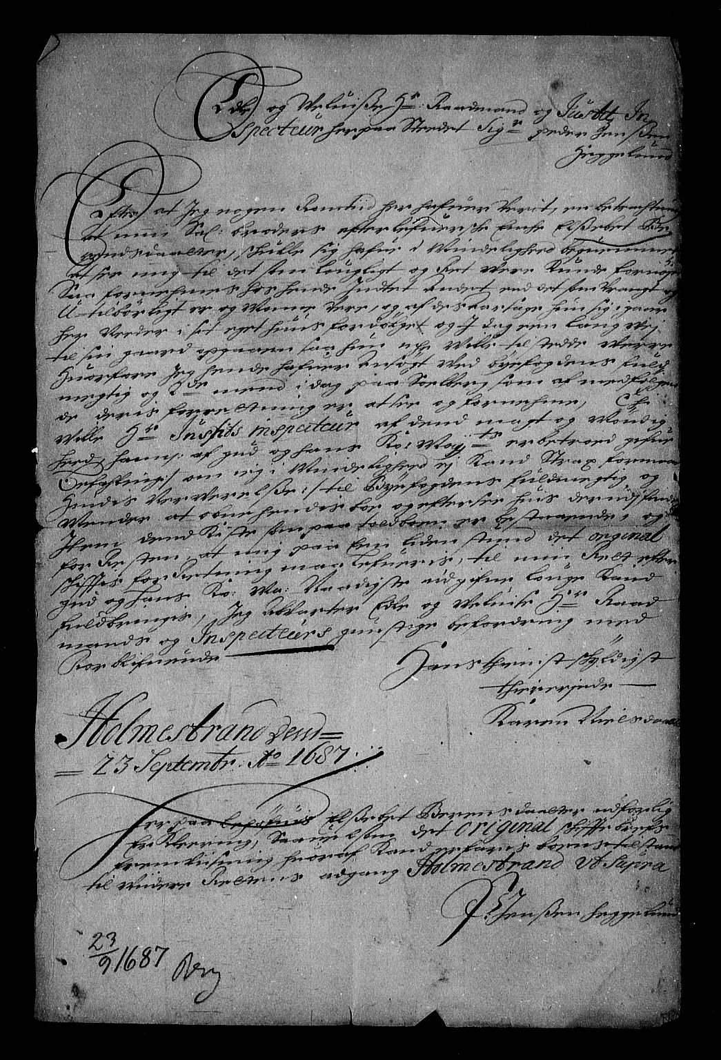 Stattholderembetet 1572-1771, AV/RA-EA-2870/Af/L0002: Avskrifter av vedlegg til originale supplikker, nummerert i samsvar med supplikkbøkene, 1687-1689, s. 4