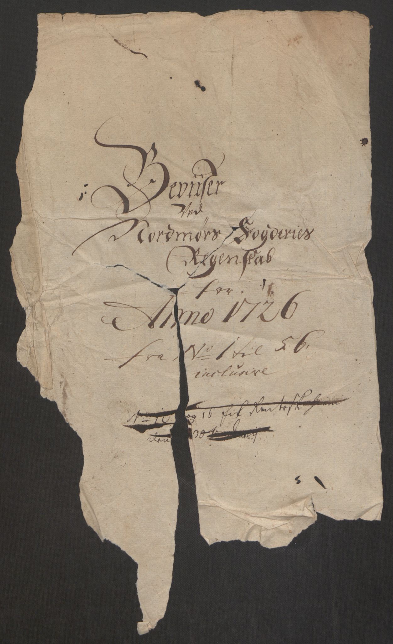 Rentekammeret inntil 1814, Reviderte regnskaper, Fogderegnskap, RA/EA-4092/R56/L3759: Fogderegnskap Nordmøre, 1726, s. 25