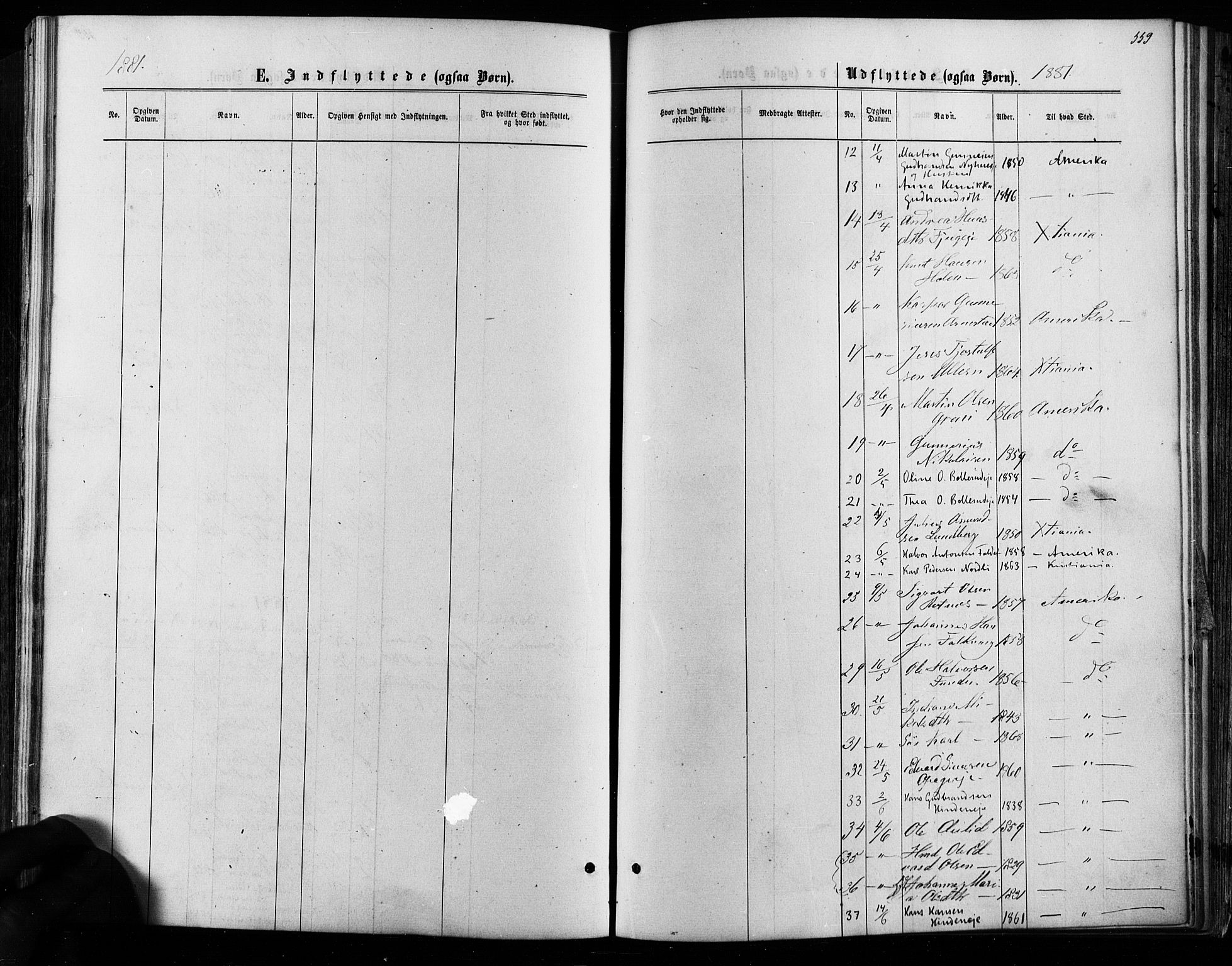 Nes prestekontor Kirkebøker, SAO/A-10410/F/Fa/L0009: Ministerialbok nr. I 9, 1875-1882, s. 559