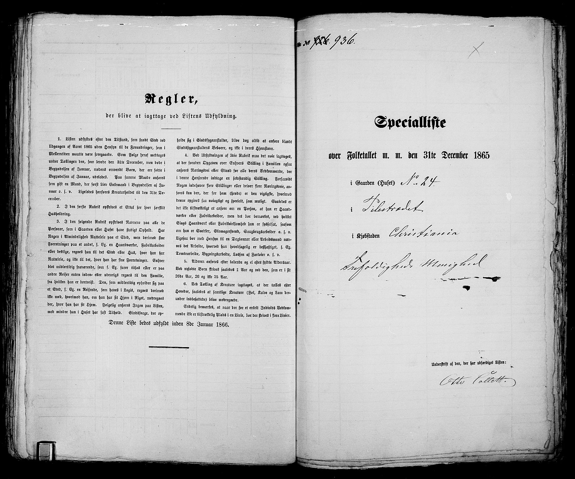 RA, Folketelling 1865 for 0301 Kristiania kjøpstad, 1865, s. 2113