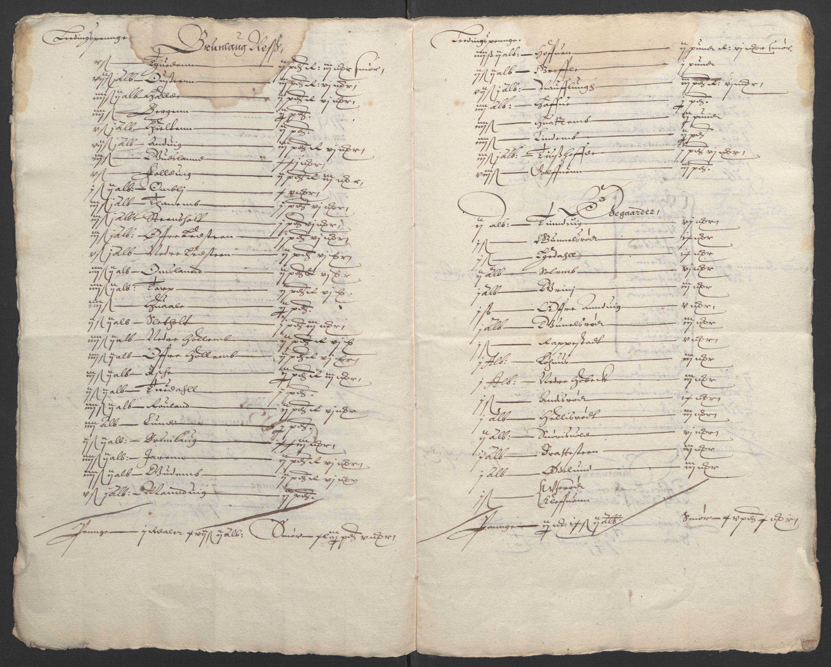Stattholderembetet 1572-1771, AV/RA-EA-2870/Ek/L0002/0001: Jordebøker til utlikning av garnisonsskatt 1624-1626: / Jordebøker for noen vikværske len, 1624-1626, s. 8