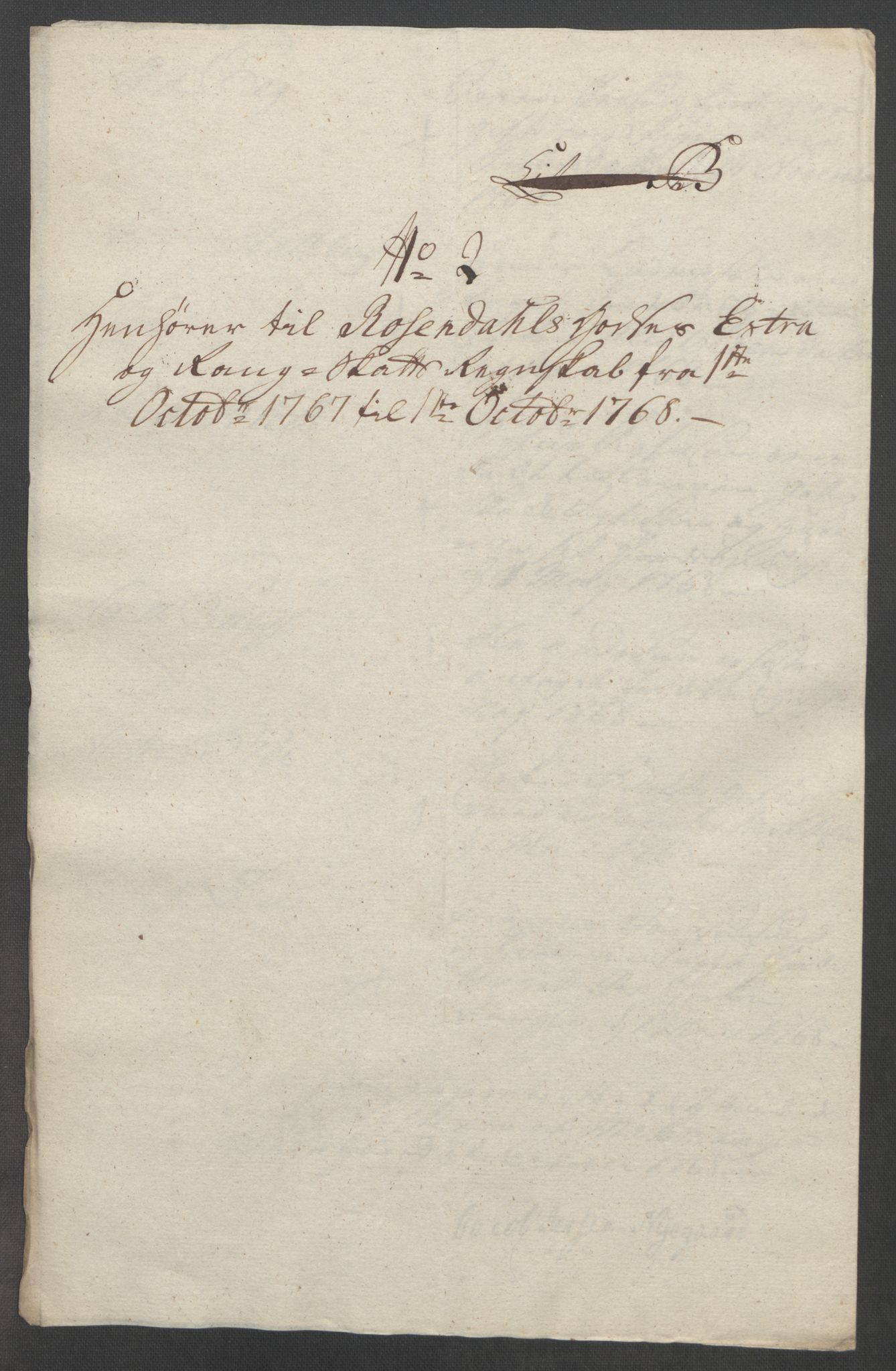 Rentekammeret inntil 1814, Reviderte regnskaper, Fogderegnskap, AV/RA-EA-4092/R49/L3157: Ekstraskatten Rosendal Baroni, 1762-1772, s. 217