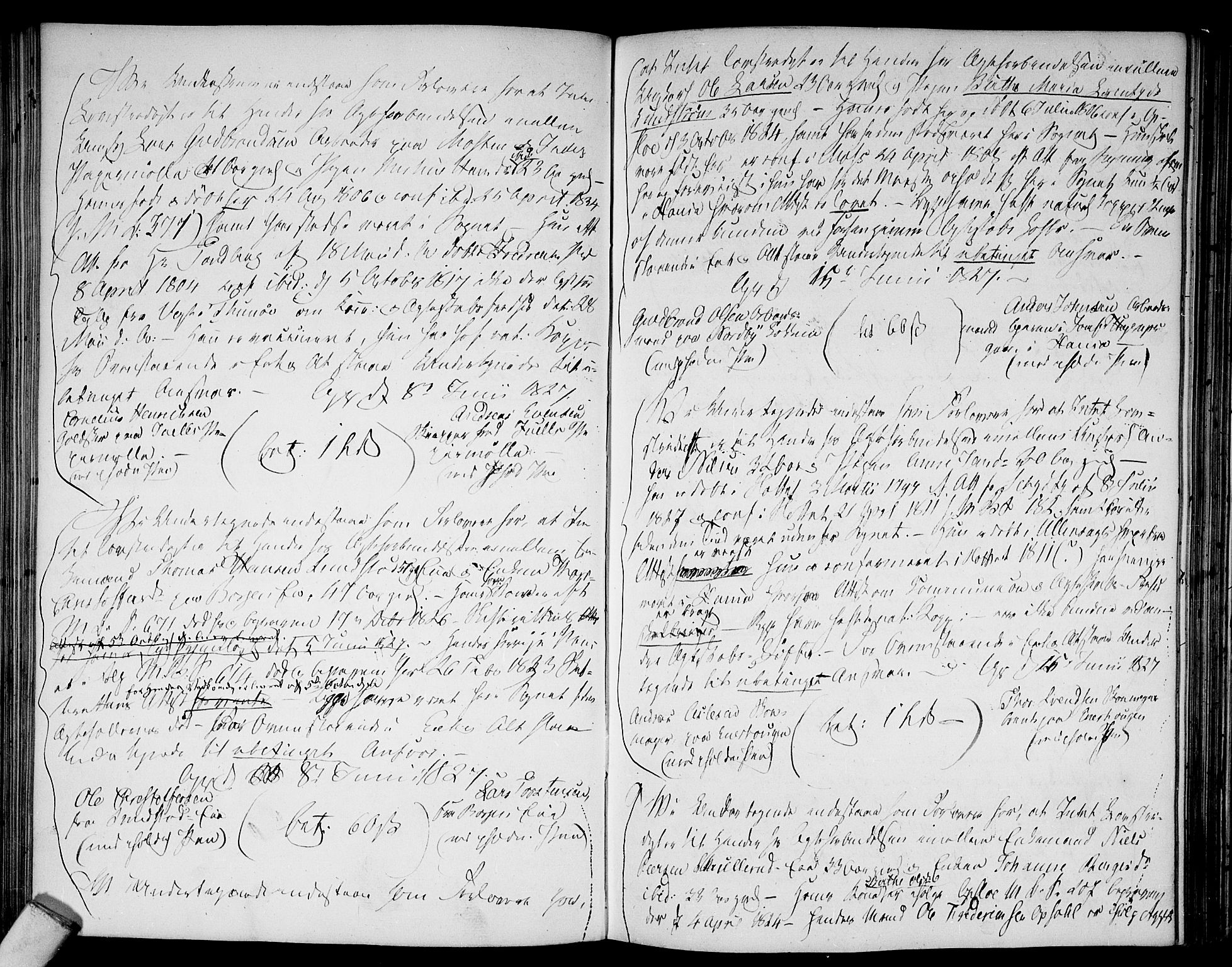 Aker prestekontor kirkebøker, AV/SAO-A-10861/L/L0004: Forlovererklæringer nr. 4, 1778-1831