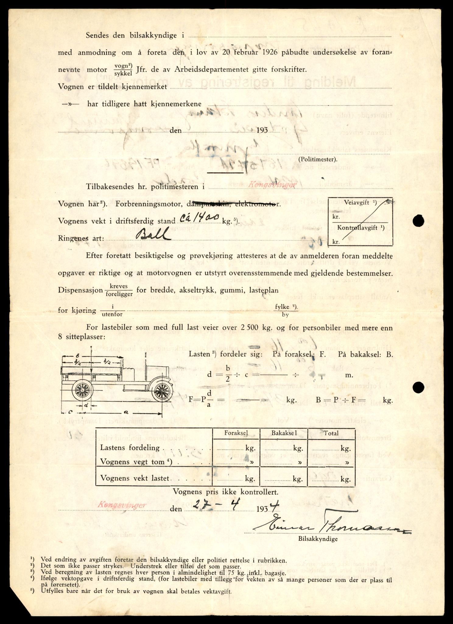 Møre og Romsdal vegkontor - Ålesund trafikkstasjon, SAT/A-4099/F/Fe/L0022: Registreringskort for kjøretøy T 10584 - T 10694, 1927-1998, s. 3068