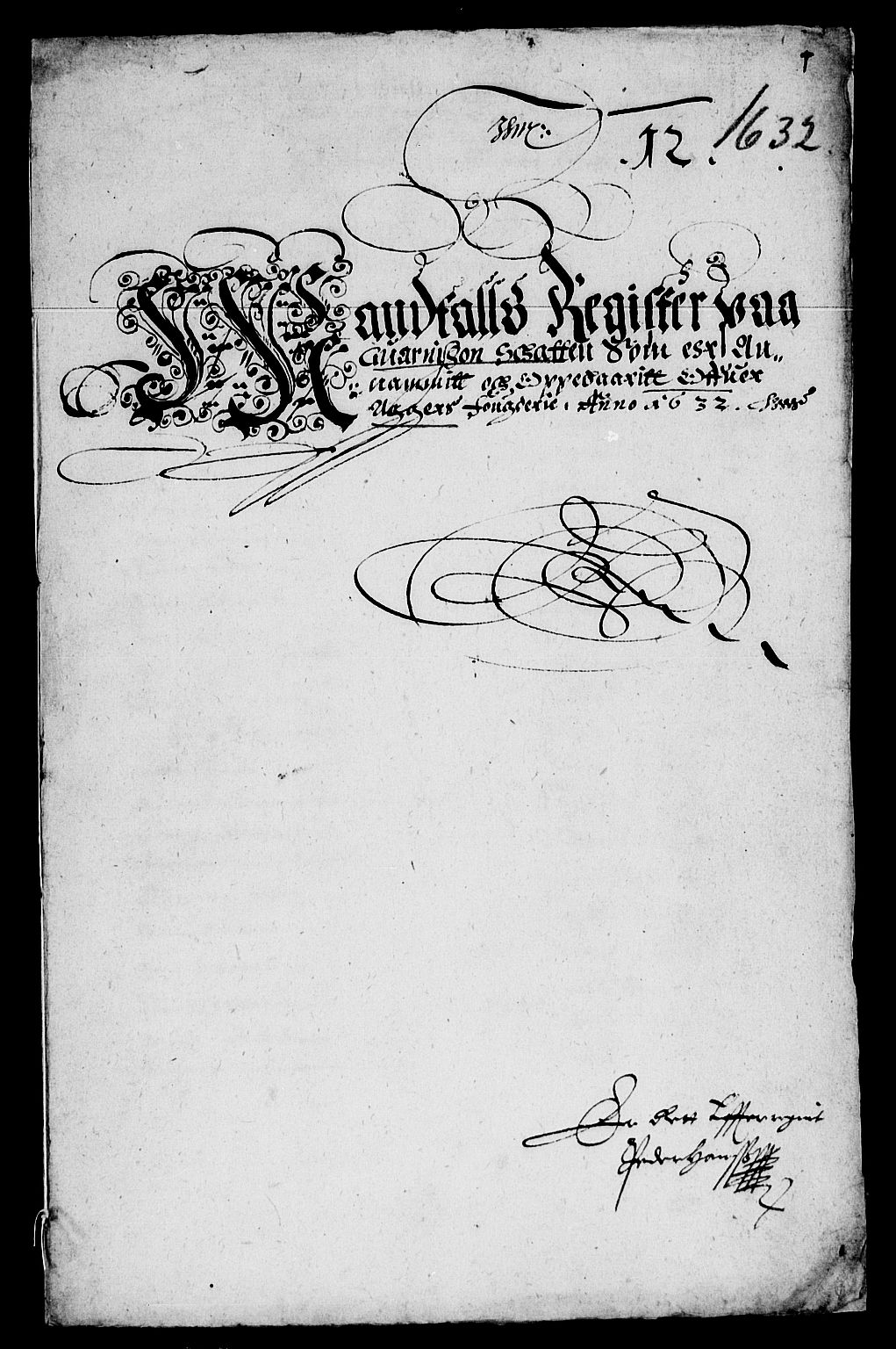 Rentekammeret inntil 1814, Reviderte regnskaper, Lensregnskaper, RA/EA-5023/R/Rb/Rba/L0112: Akershus len, 1632-1633