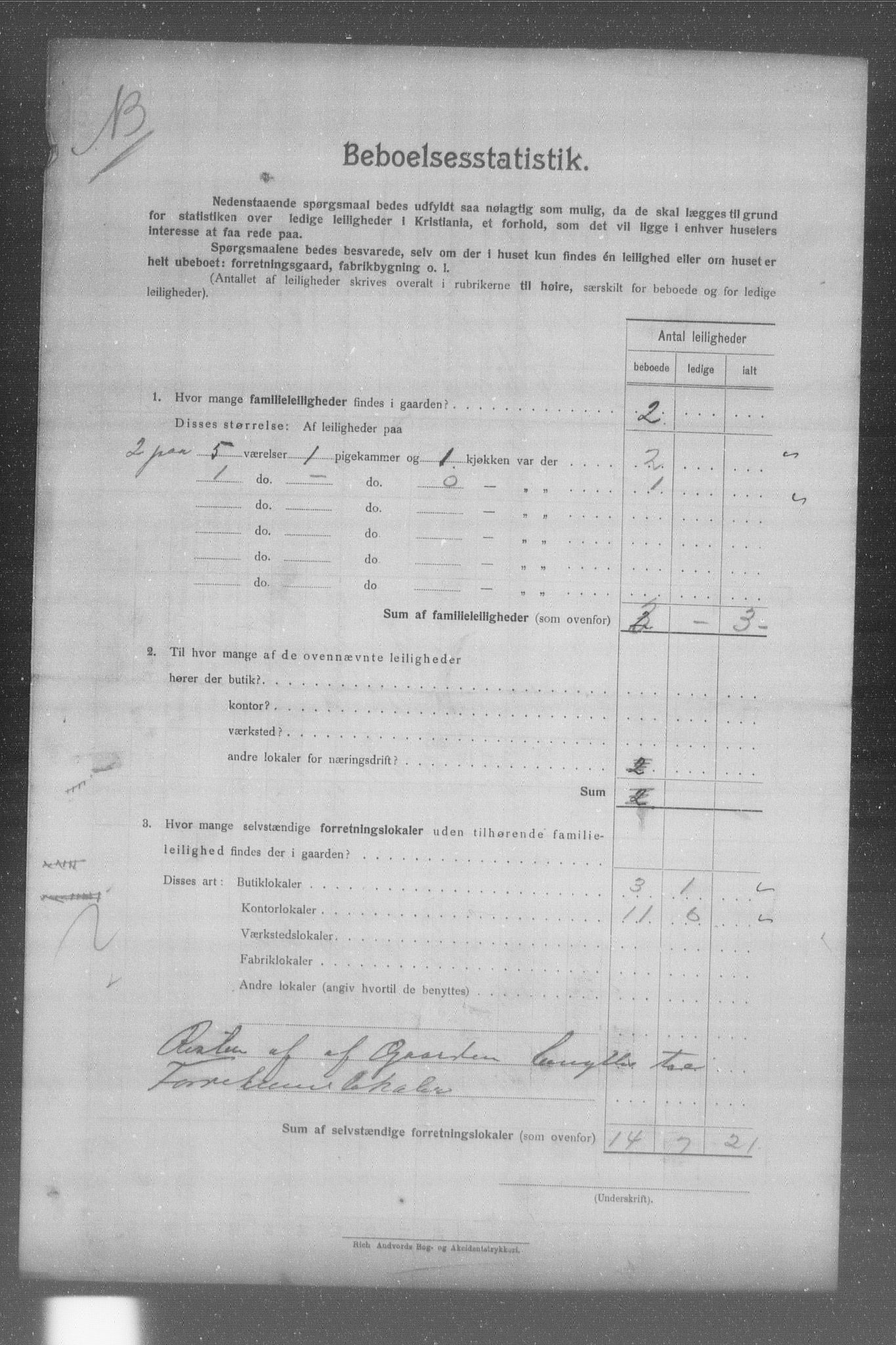 OBA, Kommunal folketelling 31.12.1904 for Kristiania kjøpstad, 1904, s. 19431
