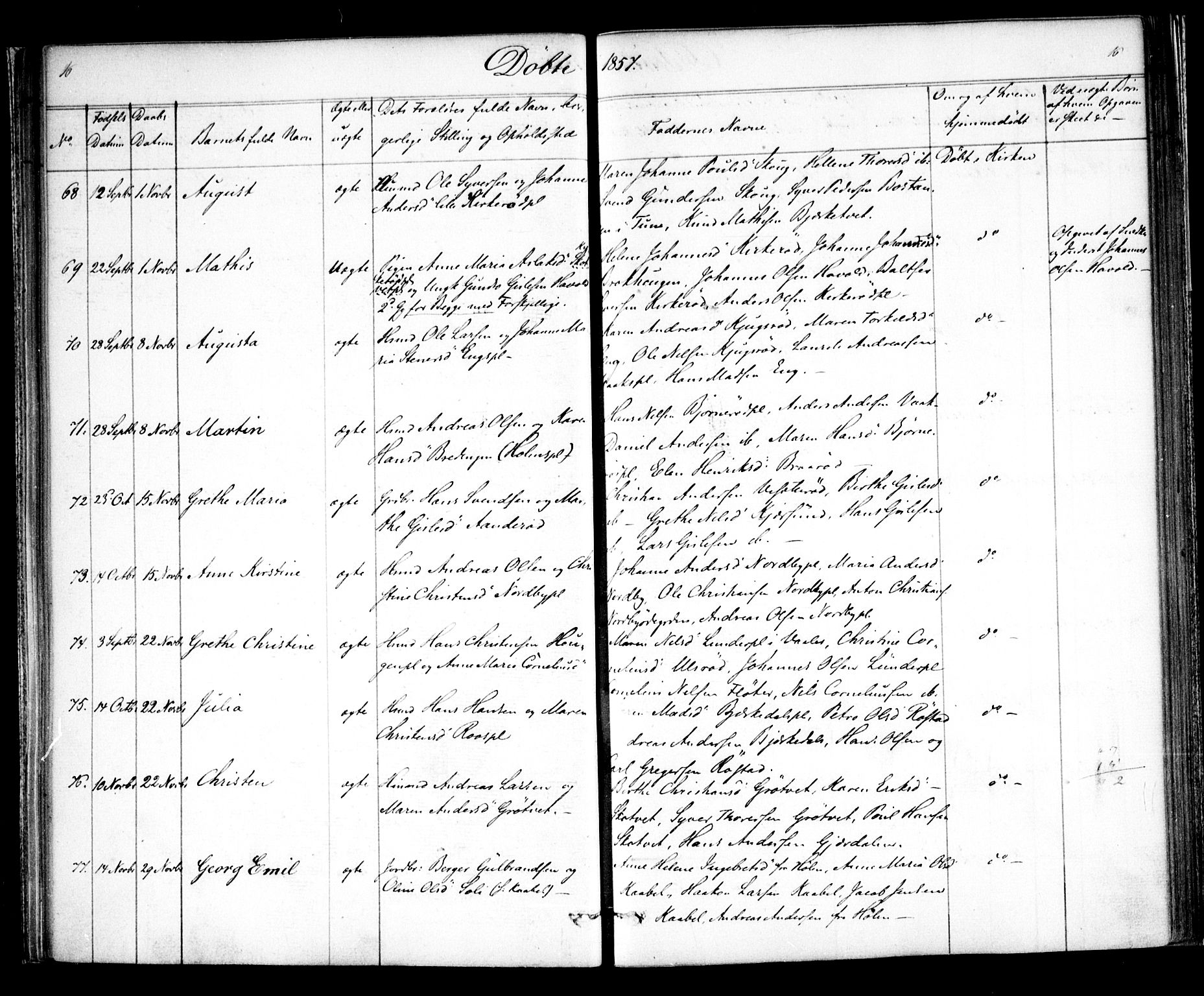 Våler prestekontor Kirkebøker, AV/SAO-A-11083/F/Fa/L0007: Ministerialbok nr. I 7, 1856-1861, s. 16