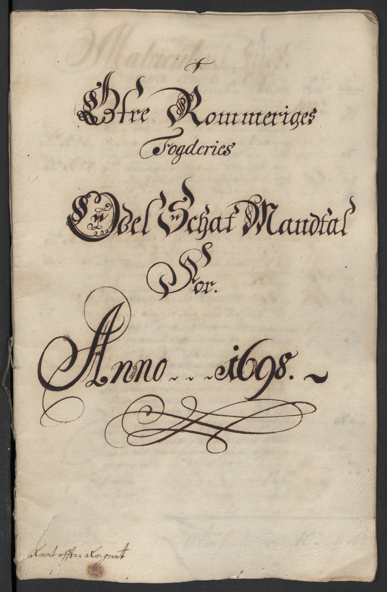 Rentekammeret inntil 1814, Reviderte regnskaper, Fogderegnskap, RA/EA-4092/R12/L0710: Fogderegnskap Øvre Romerike, 1698, s. 215