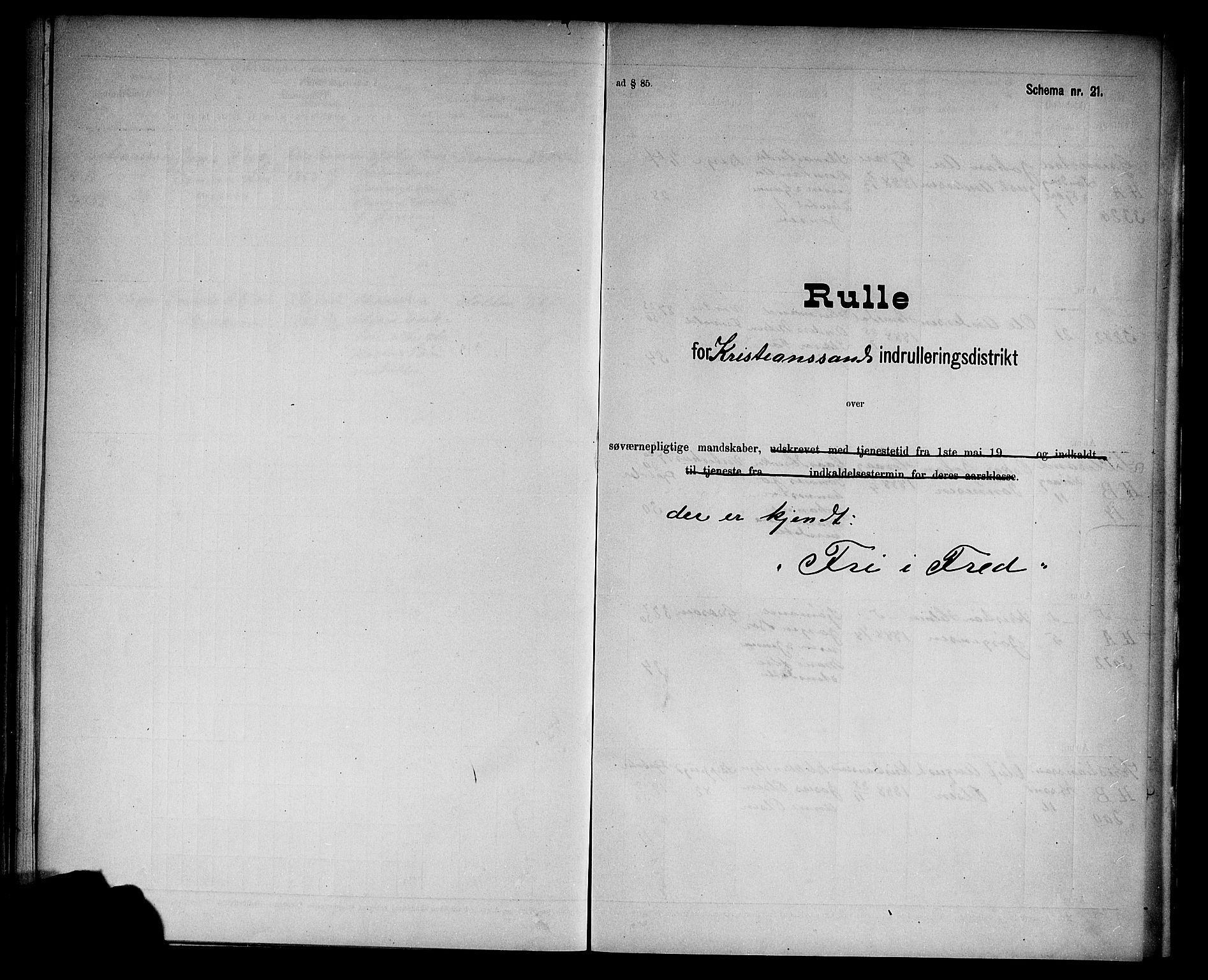 Kristiansand mønstringskrets, SAK/2031-0015/F/Fd/L0012: Rulle sjøvernepliktige, C-12, 1910, s. 39