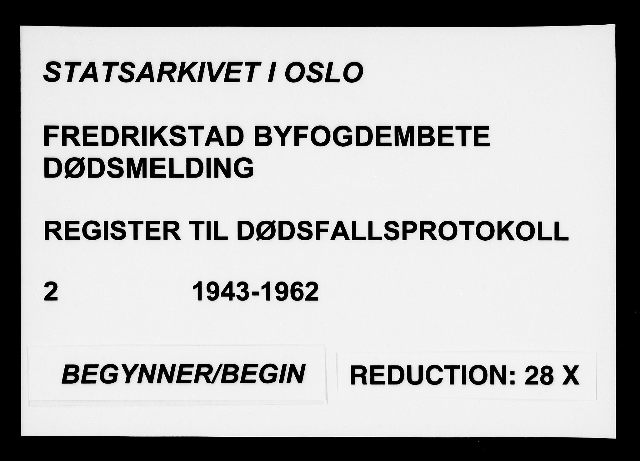 Fredrikstad byfogd, SAO/A-10473a/H/Ha/Haa/L0002: Register til dødsfallsprotokoller, 1943-1962