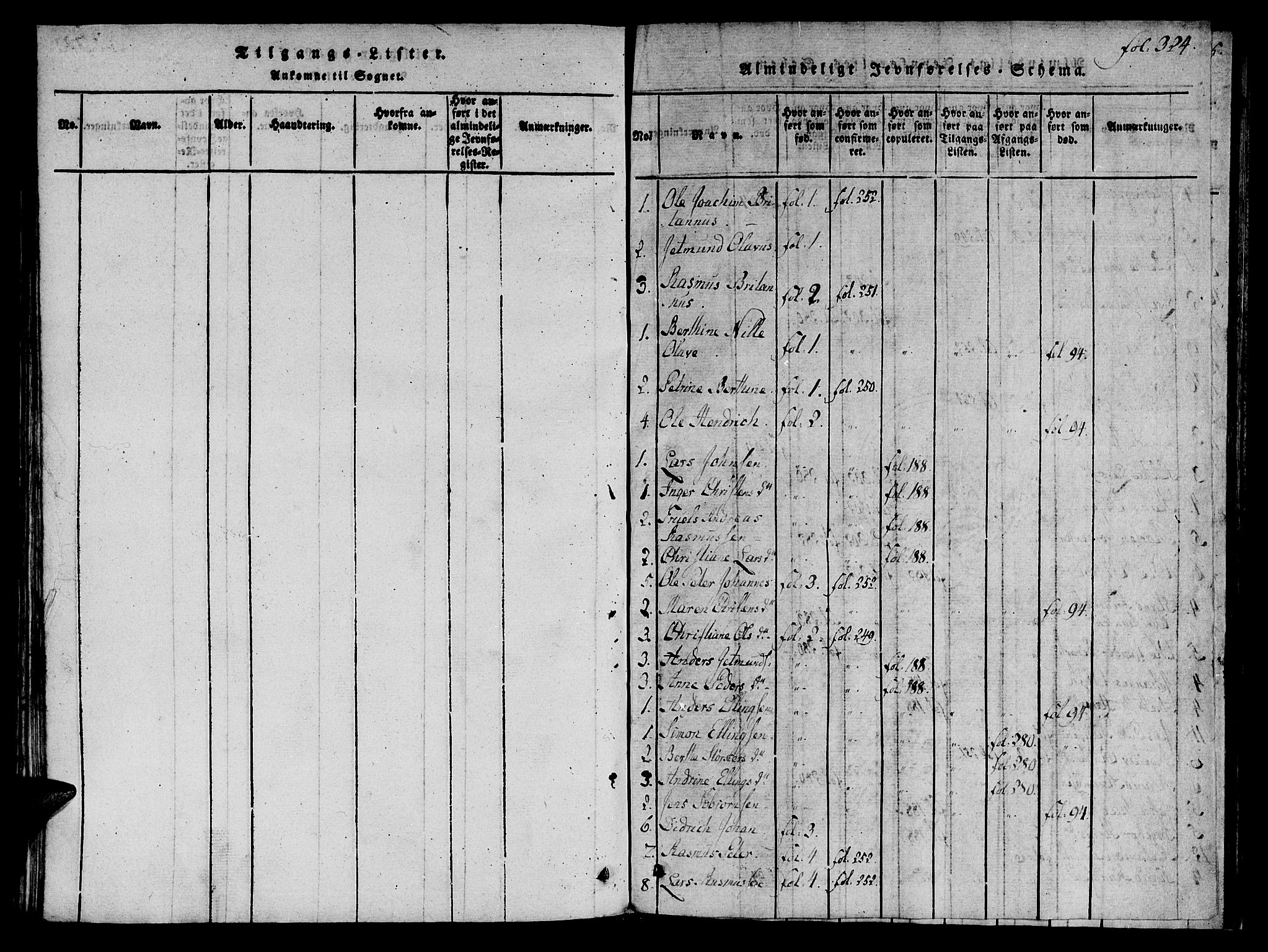 Ministerialprotokoller, klokkerbøker og fødselsregistre - Møre og Romsdal, AV/SAT-A-1454/536/L0495: Ministerialbok nr. 536A04, 1818-1847, s. 324