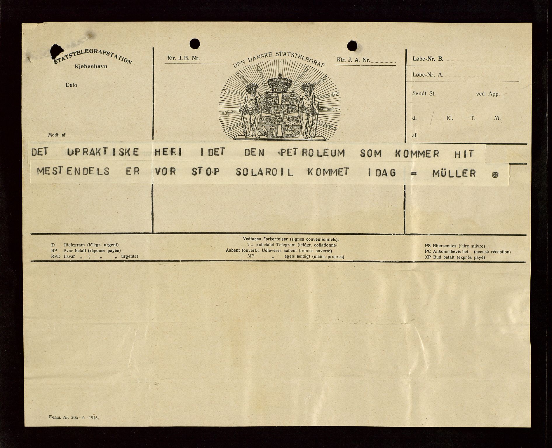 Pa 1521 - A/S Norske Shell, AV/SAST-A-101915/E/Ea/Eaa/L0004: Sjefskorrespondanse, 1918, s. 27
