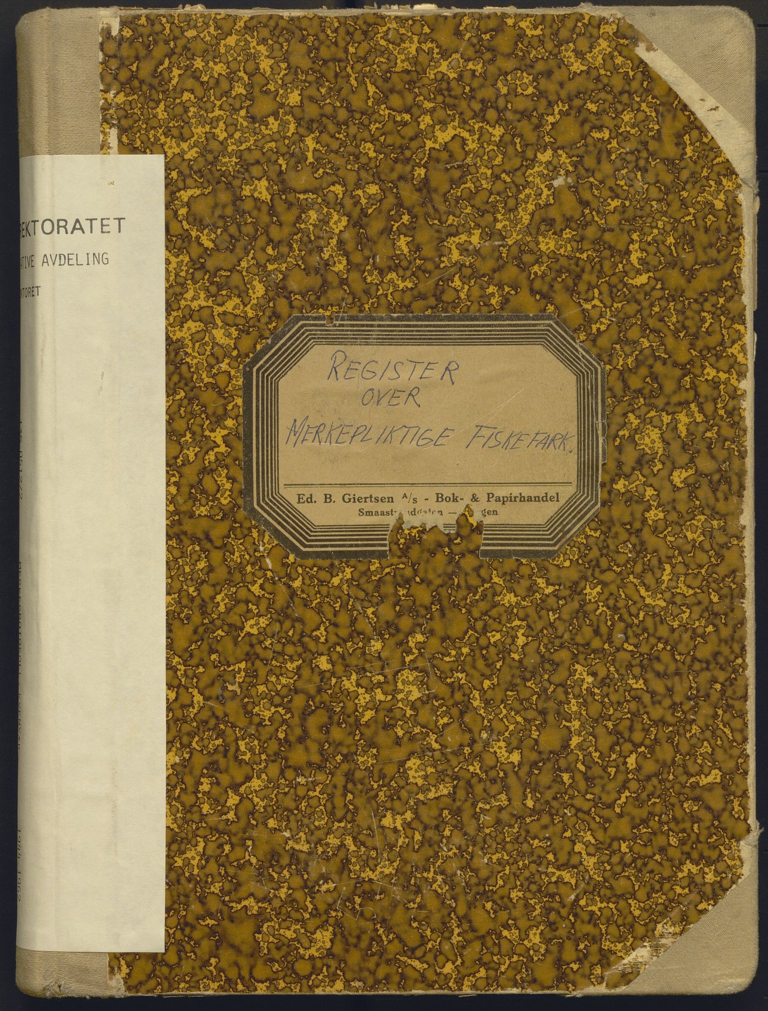 Fiskeridirektoratet - 1 Adm. ledelse - 13 Båtkontoret, AV/SAB-A-2003/I/Ia/Iae/L0023: 135.0512/2 Merkeprotokoll - Kvenvær, 1944-1962