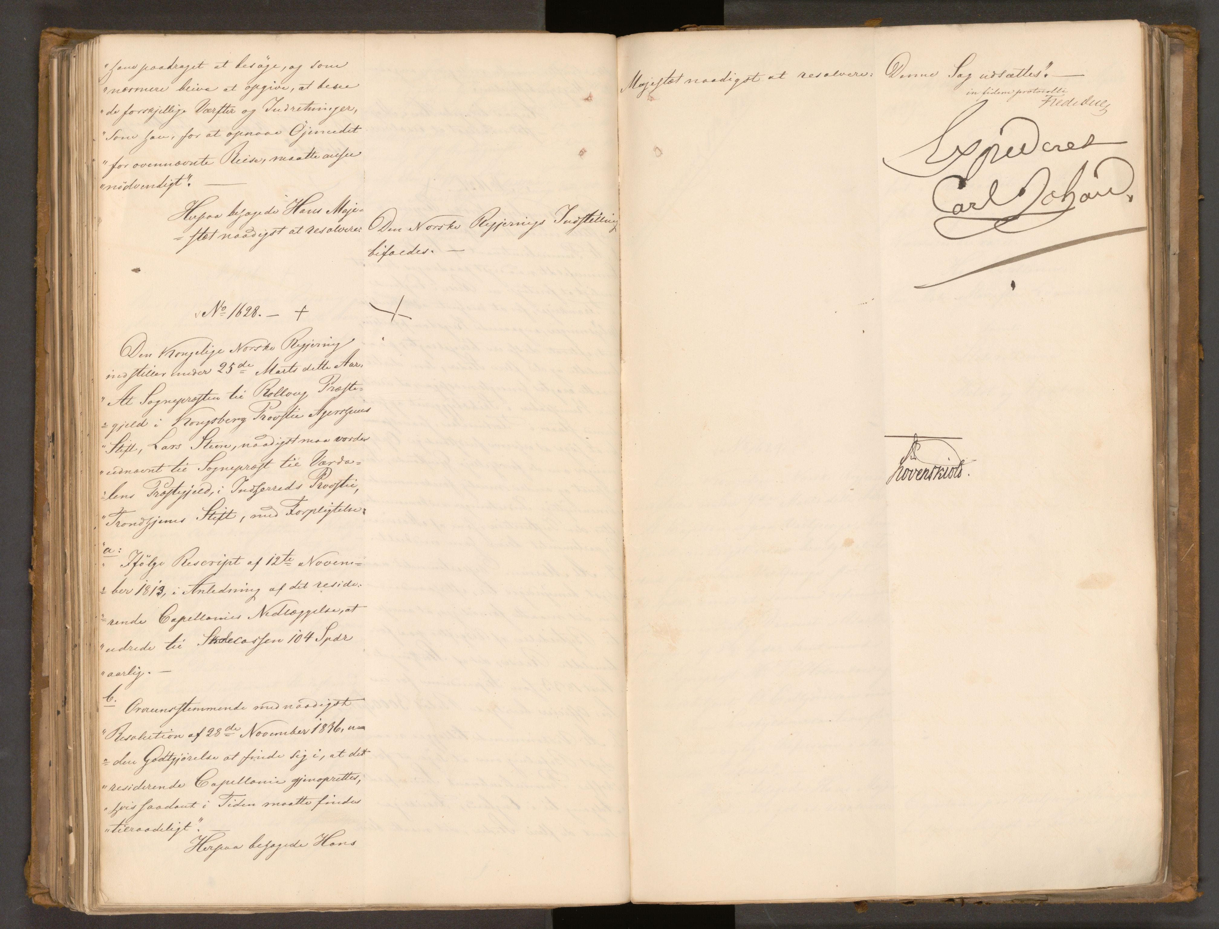 Statsrådssekretariatet, AV/RA-S-1001/A/Ab/L0044: Kgl. res. nr. 1193-1948, 1. halvår, 1837