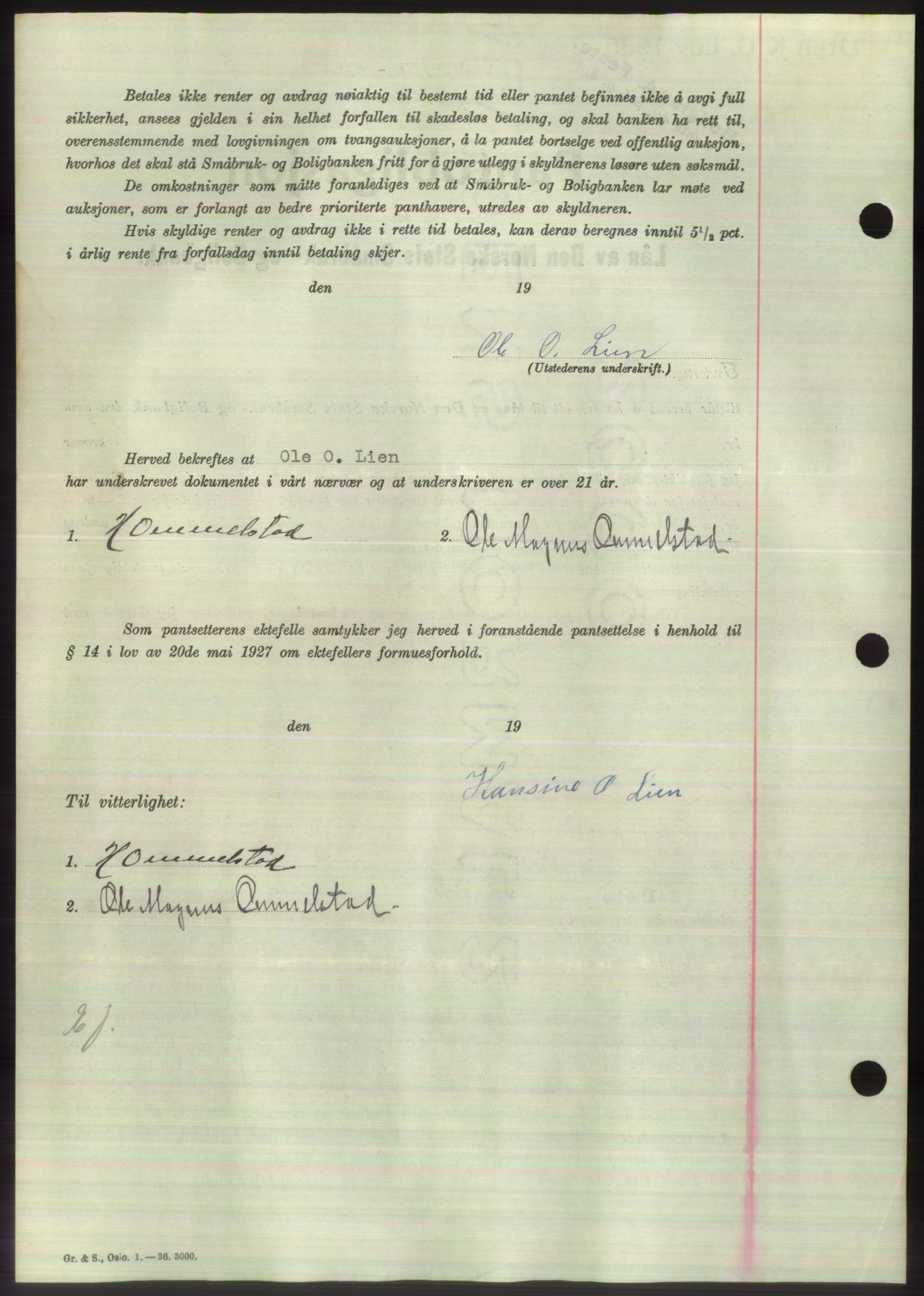 Hadeland og Land tingrett, SAH/TING-010/H/Hb/Hbc/L0002: Pantebok nr. B2, 1936-1937, Dagboknr: 898/1937