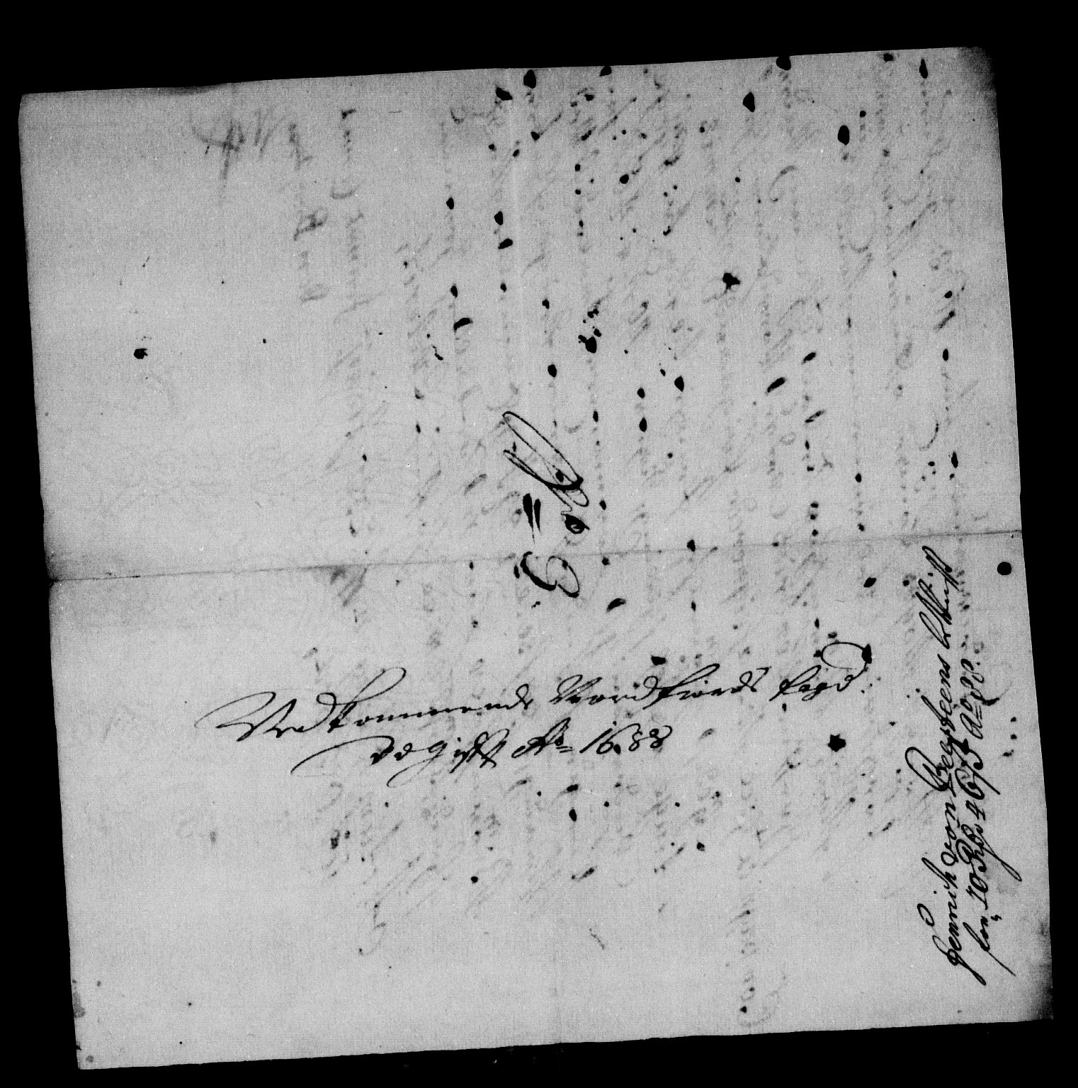 Rentekammeret inntil 1814, Reviderte regnskaper, Stiftamtstueregnskaper, Bergen stiftamt, AV/RA-EA-6043/R/Rc/L0087: Bergen stiftamt, 1688