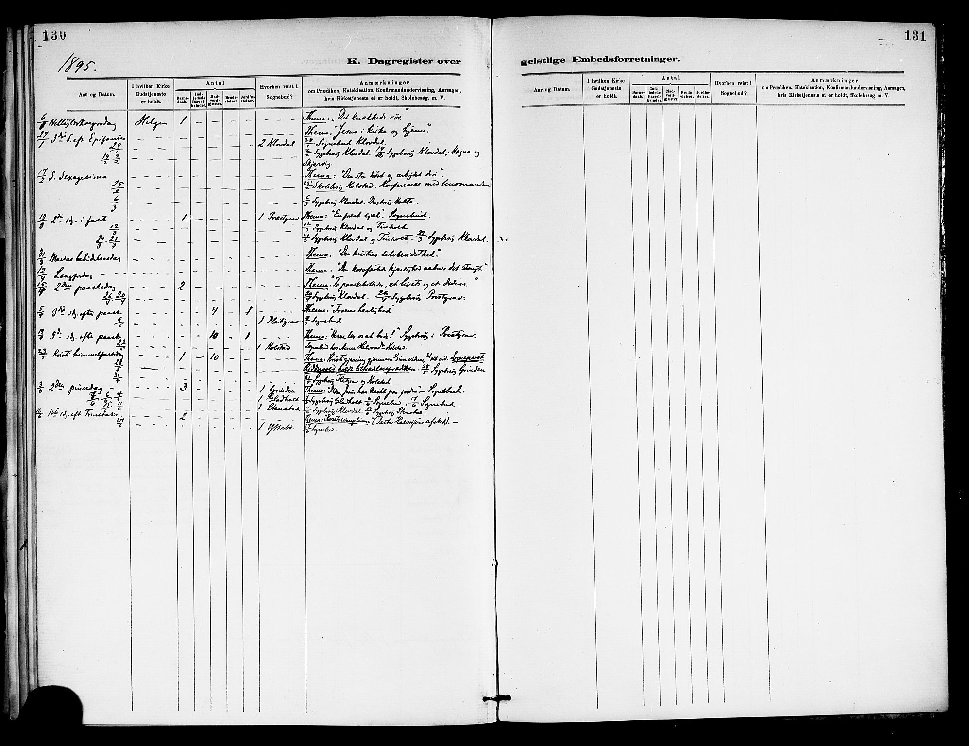 Holla kirkebøker, SAKO/A-272/F/Fa/L0009: Ministerialbok nr. 9, 1881-1897, s. 130