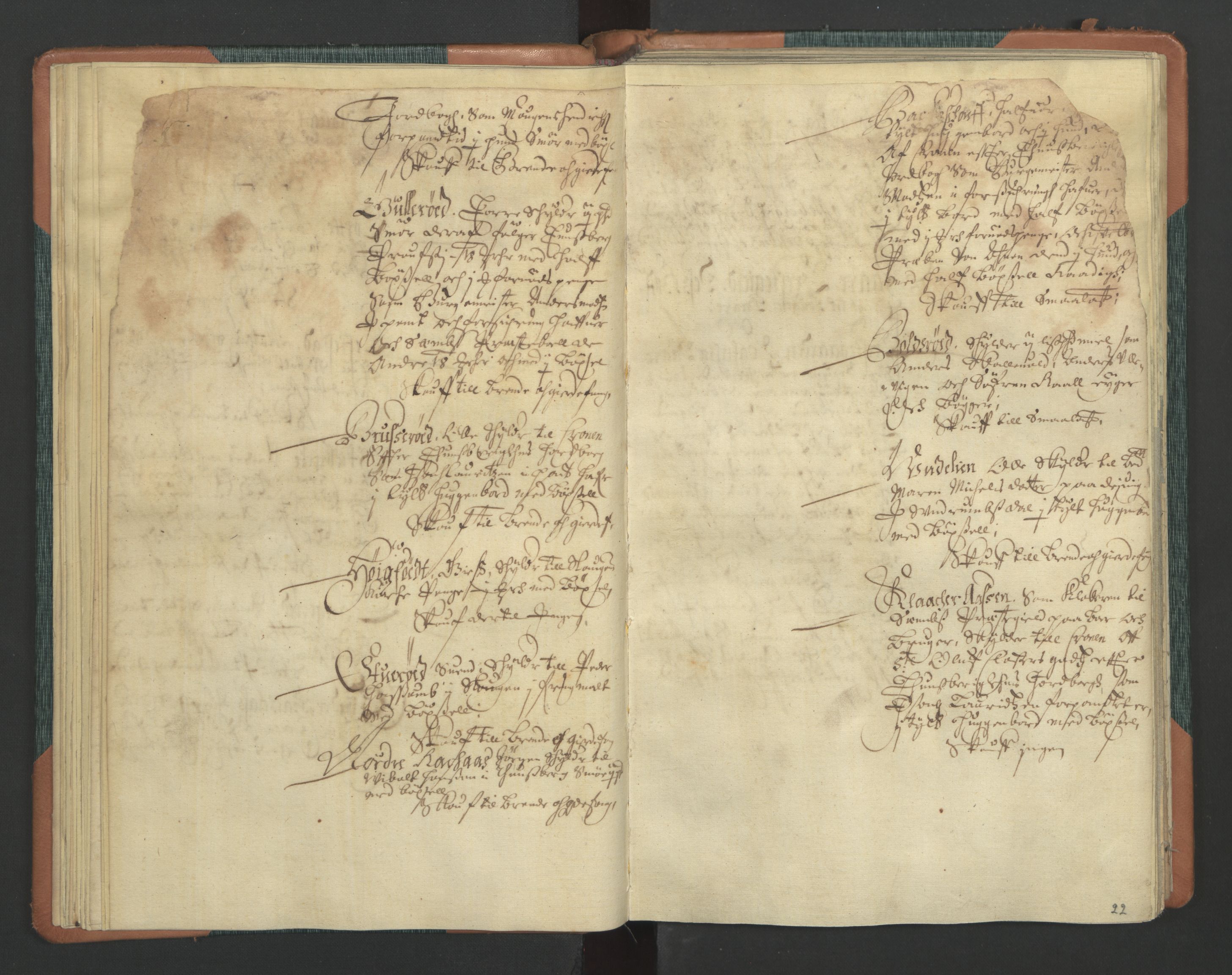 Rentekammeret inntil 1814, Realistisk ordnet avdeling, AV/RA-EA-4070/L/L0011: Tønsberg lagdømme. Alminnelig jordebok for Tønsberg len - Slagen og Arendal skipreider., 1661, s. 21b-22a