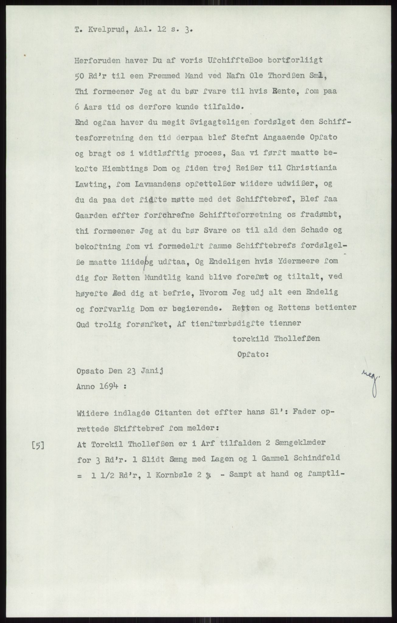 Samlinger til kildeutgivelse, Diplomavskriftsamlingen, AV/RA-EA-4053/H/Ha, s. 1050