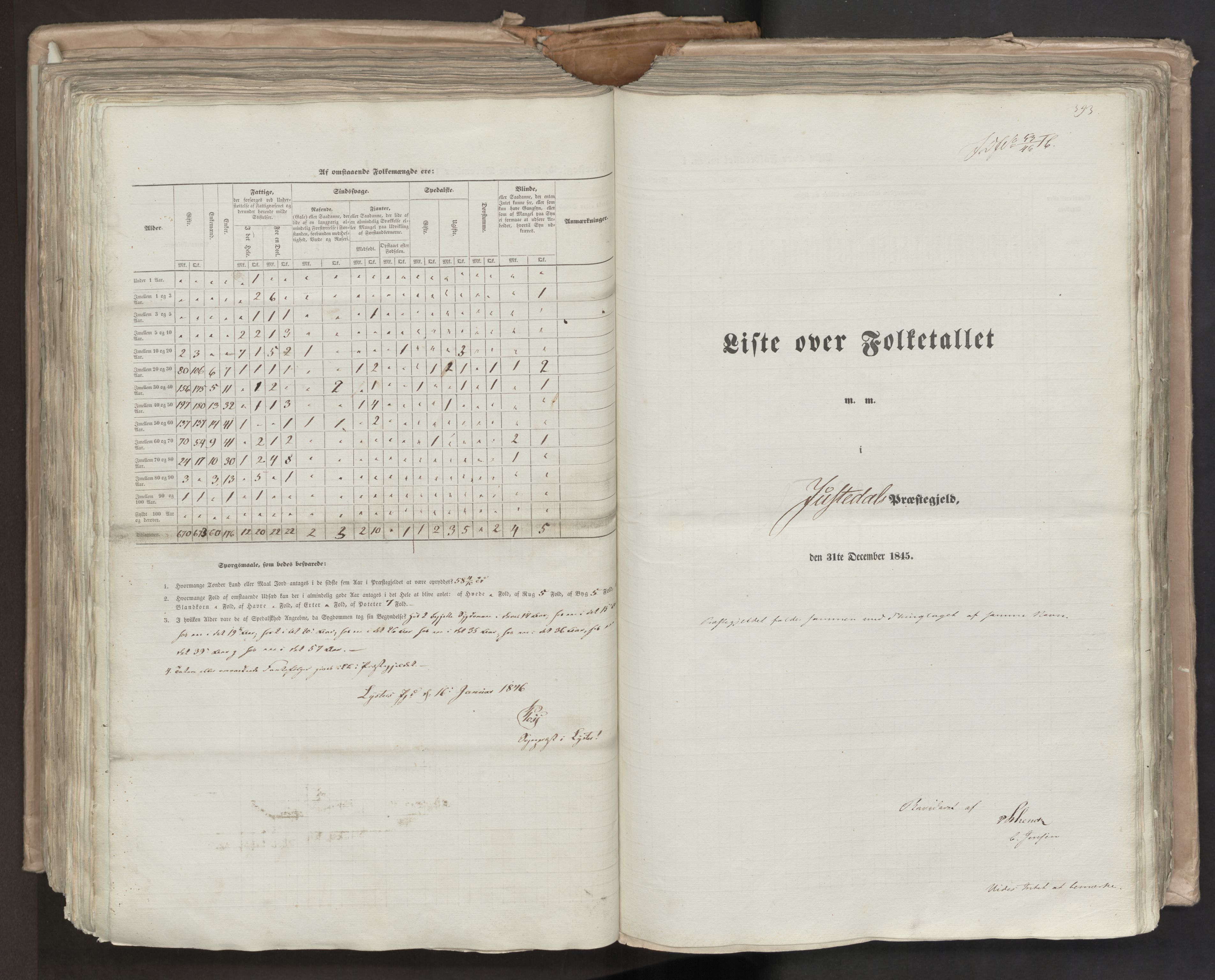 RA, Folketellingen 1845, bind 7: Søndre Bergenhus amt og Nordre Bergenhus amt, 1845, s. 393