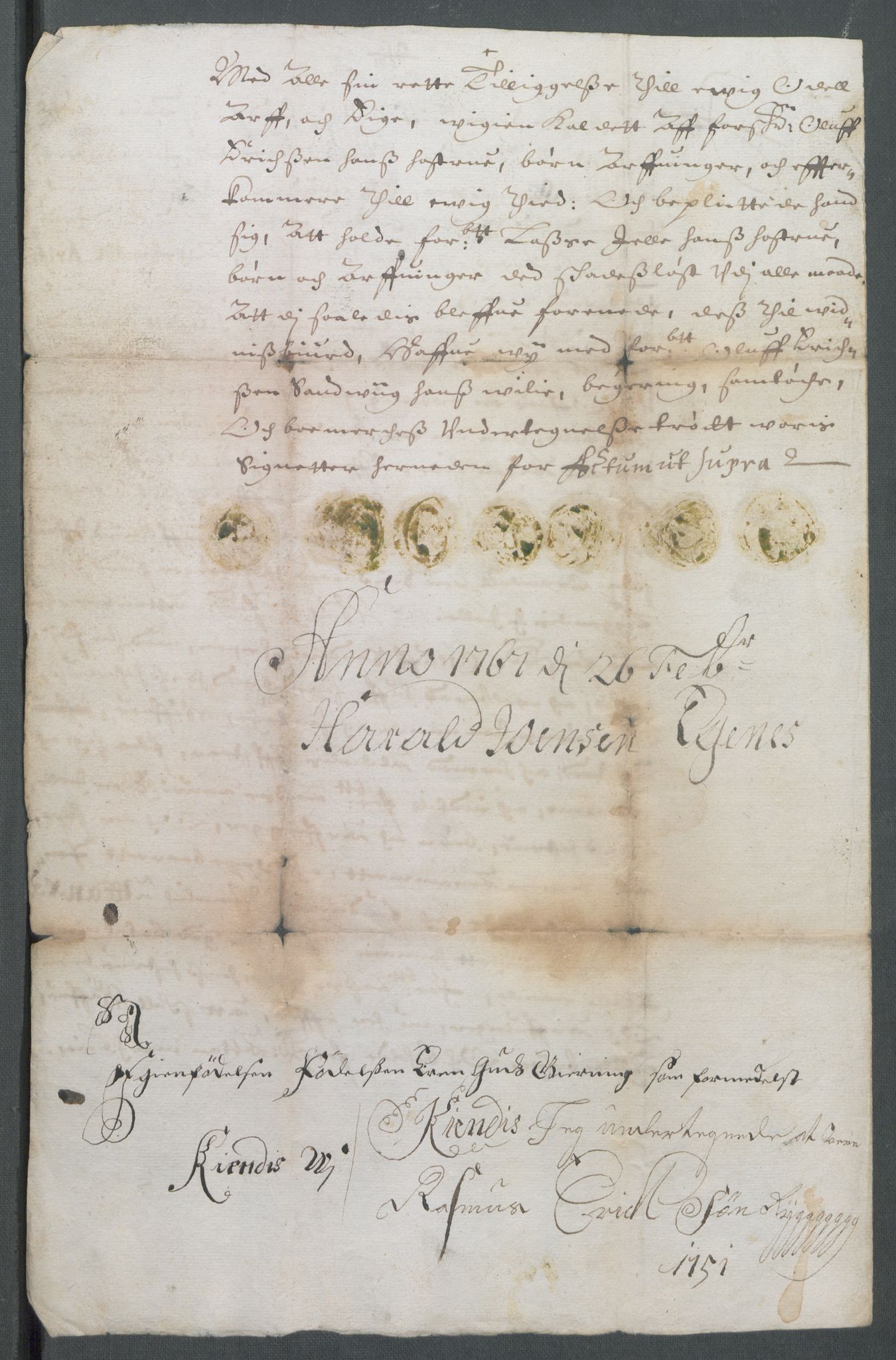 Riksarkivets diplomsamling, AV/RA-EA-5965/F02/L0159: Dokumenter, 1645-1646, s. 99