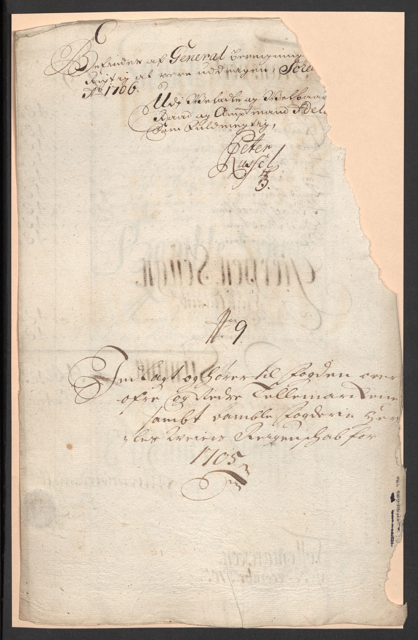 Rentekammeret inntil 1814, Reviderte regnskaper, Fogderegnskap, AV/RA-EA-4092/R36/L2114: Fogderegnskap Øvre og Nedre Telemark og Bamble, 1705, s. 153