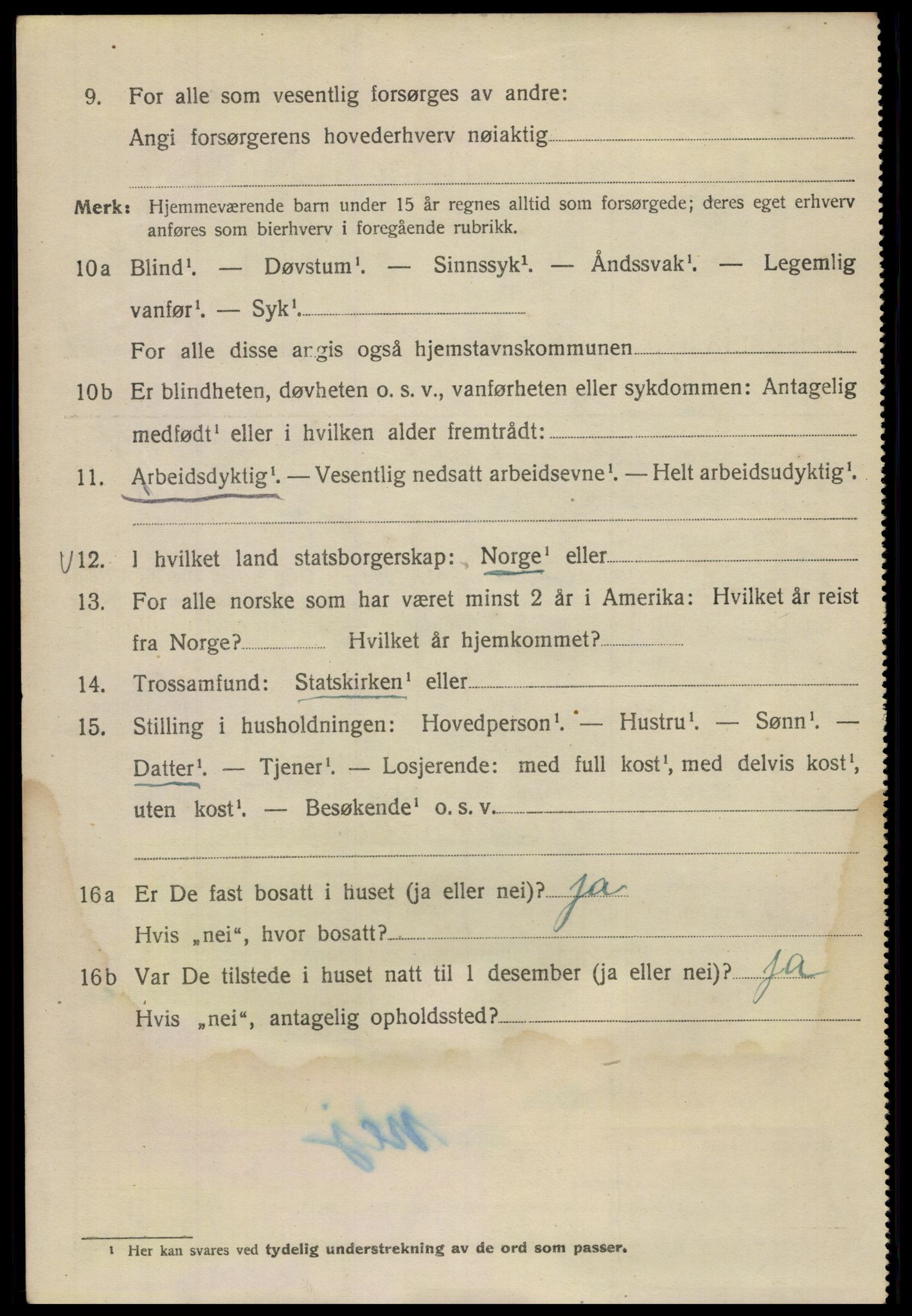 SAO, Folketelling 1920 for 0301 Kristiania kjøpstad, 1920, s. 434890