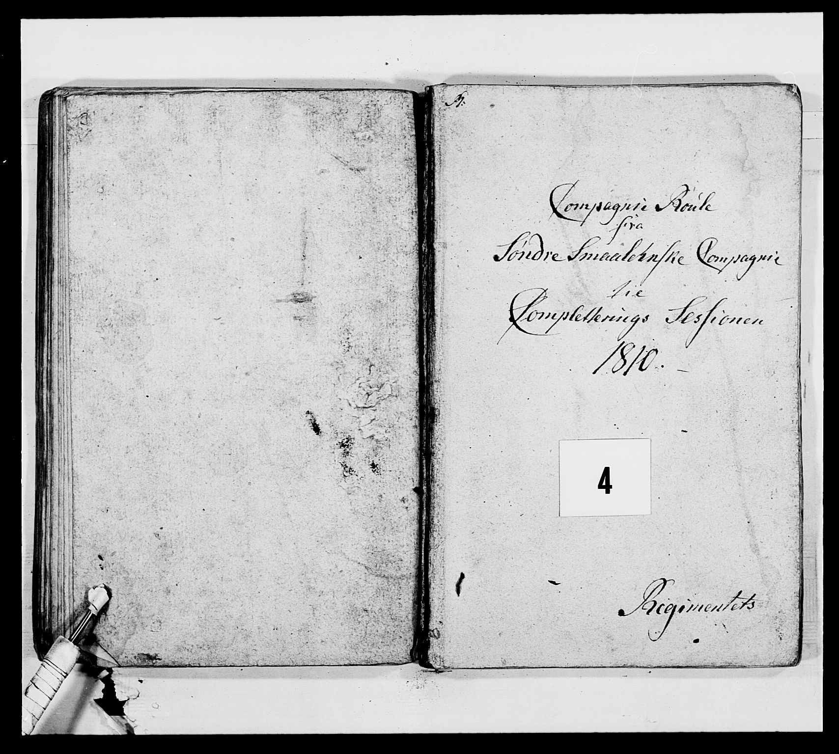 Generalitets- og kommissariatskollegiet, Det kongelige norske kommissariatskollegium, RA/EA-5420/E/Eh/L0012: Smålenske dragonregiment, 1810, s. 187