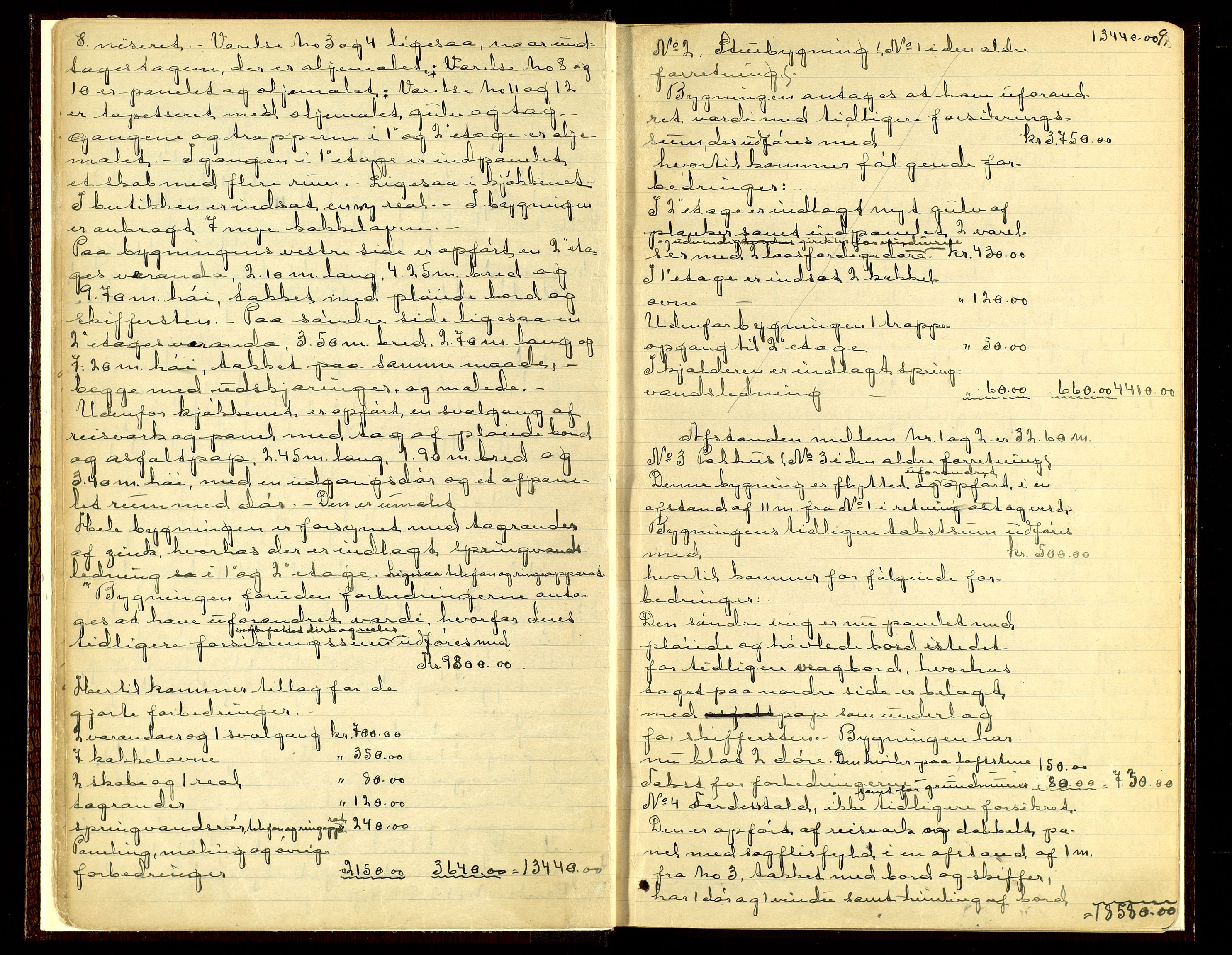 Norges Brannkasse, Alvdal og Folldal, AV/SAH-NBRANA-026/F/L0002: Branntakstprotokoll, 1899-1940, s. 8-9