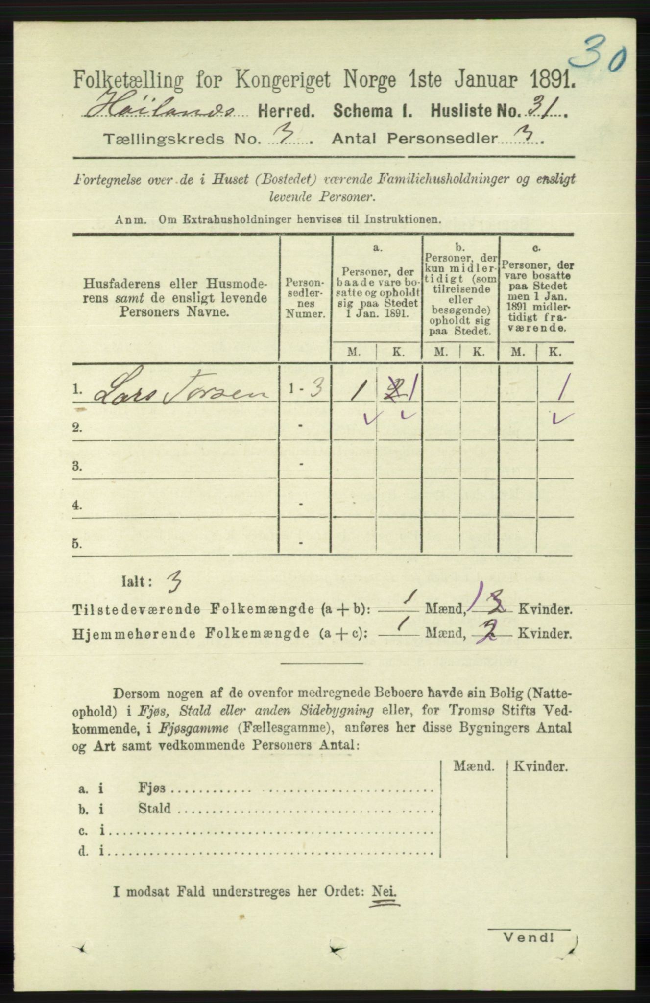 RA, Folketelling 1891 for 1123 Høyland herred, 1891, s. 655