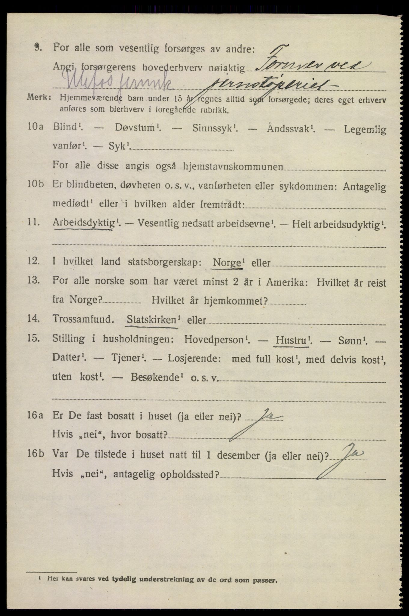 SAKO, Folketelling 1920 for 0819 Holla herred, 1920, s. 3978