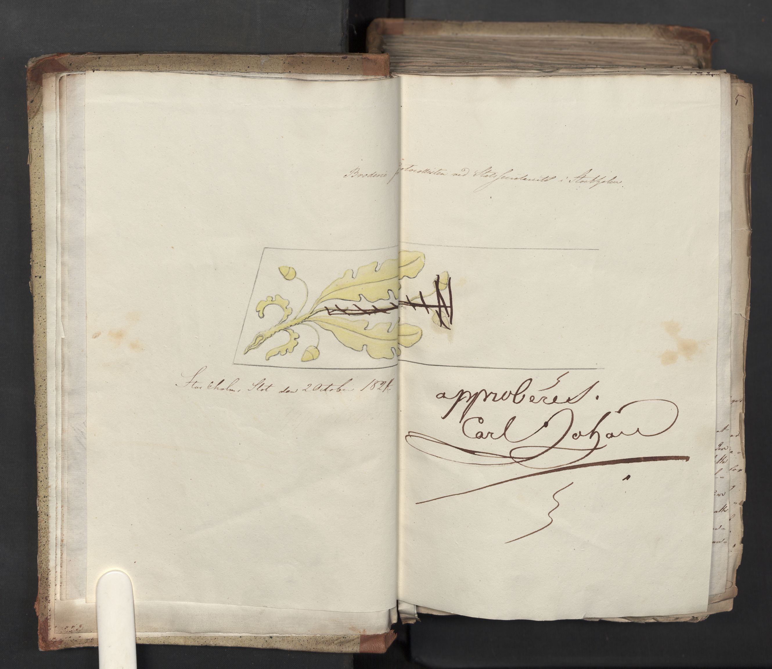 Statsrådsavdelingen i Stockholm, AV/RA-S-1003/D/Da/L0040: Regjeringsinnstillinger nr. 1947-2203, 1824, s. 6