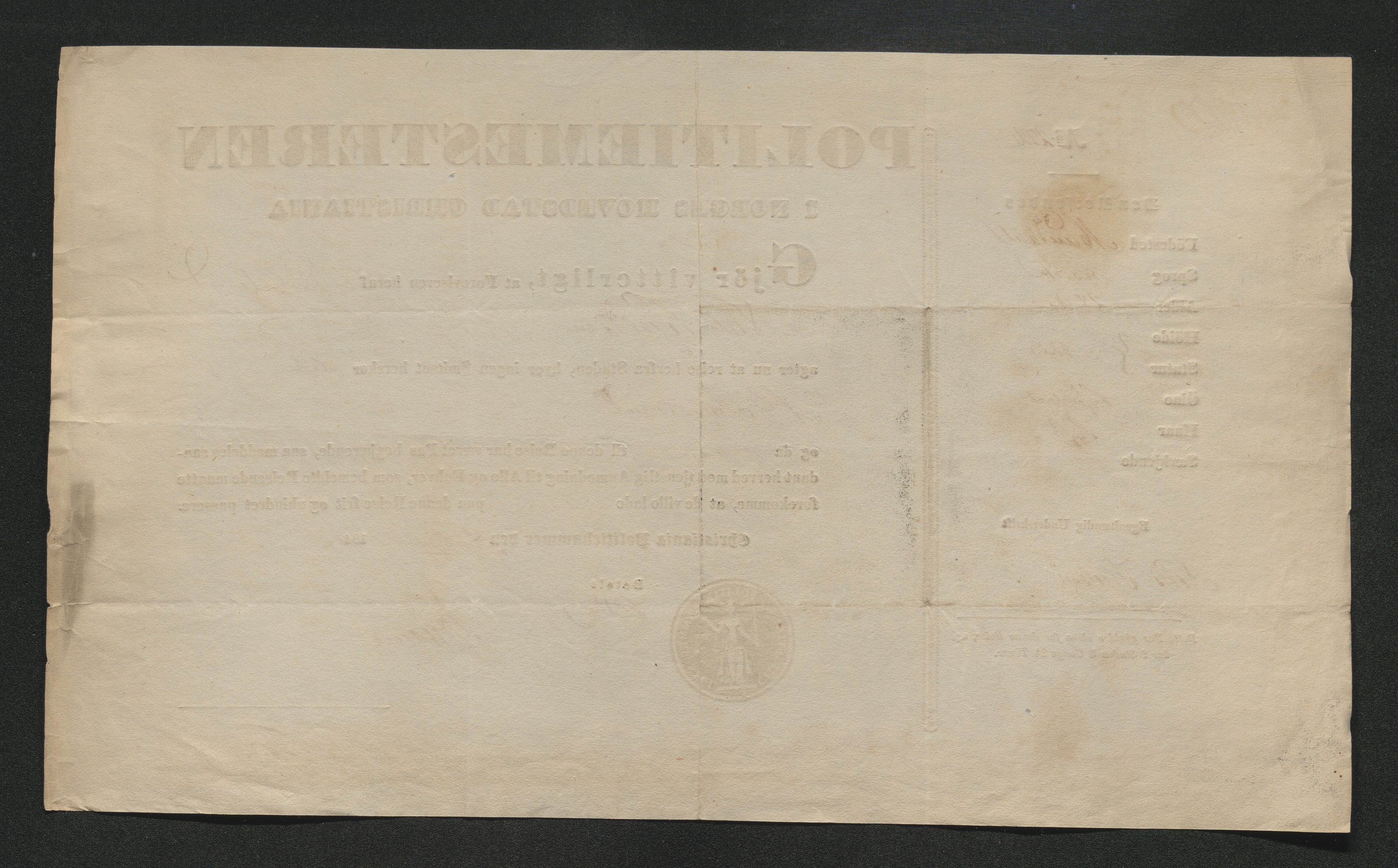 Drammen politikammer, AV/SAKO-A-623/I/Ia/Iab/L0006: Innleverte pass, 1841-1842, s. 122