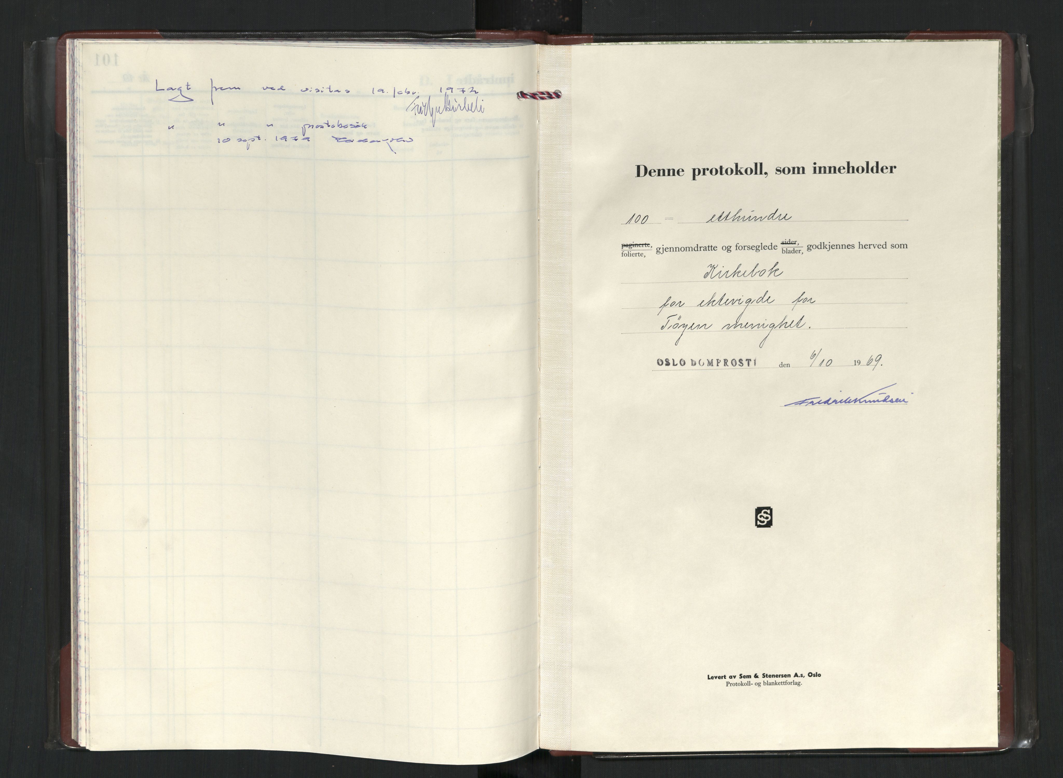 Tøyen prestekontor Kirkebøker, AV/SAO-A-10167a/F/Fa/L0012: Ministerialbok nr. I 12, 1970-1984