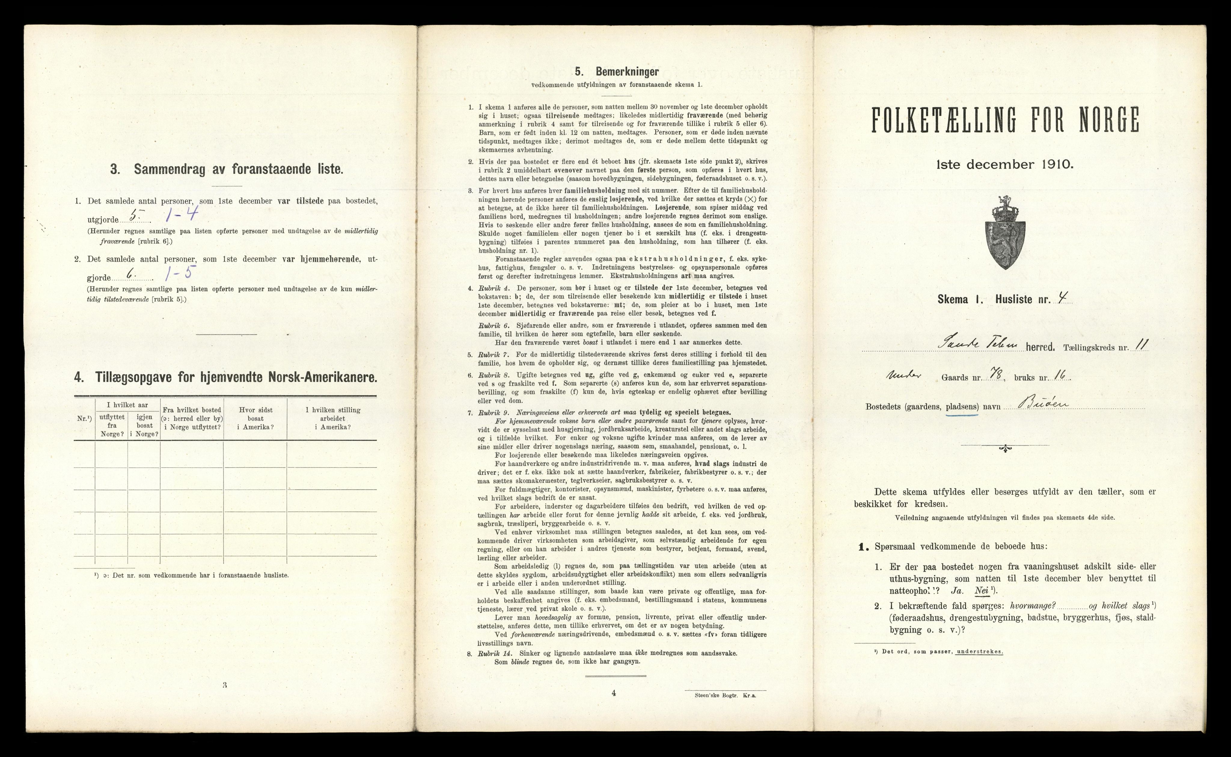 RA, Folketelling 1910 for 0822 Sauherad herred, 1910, s. 1151