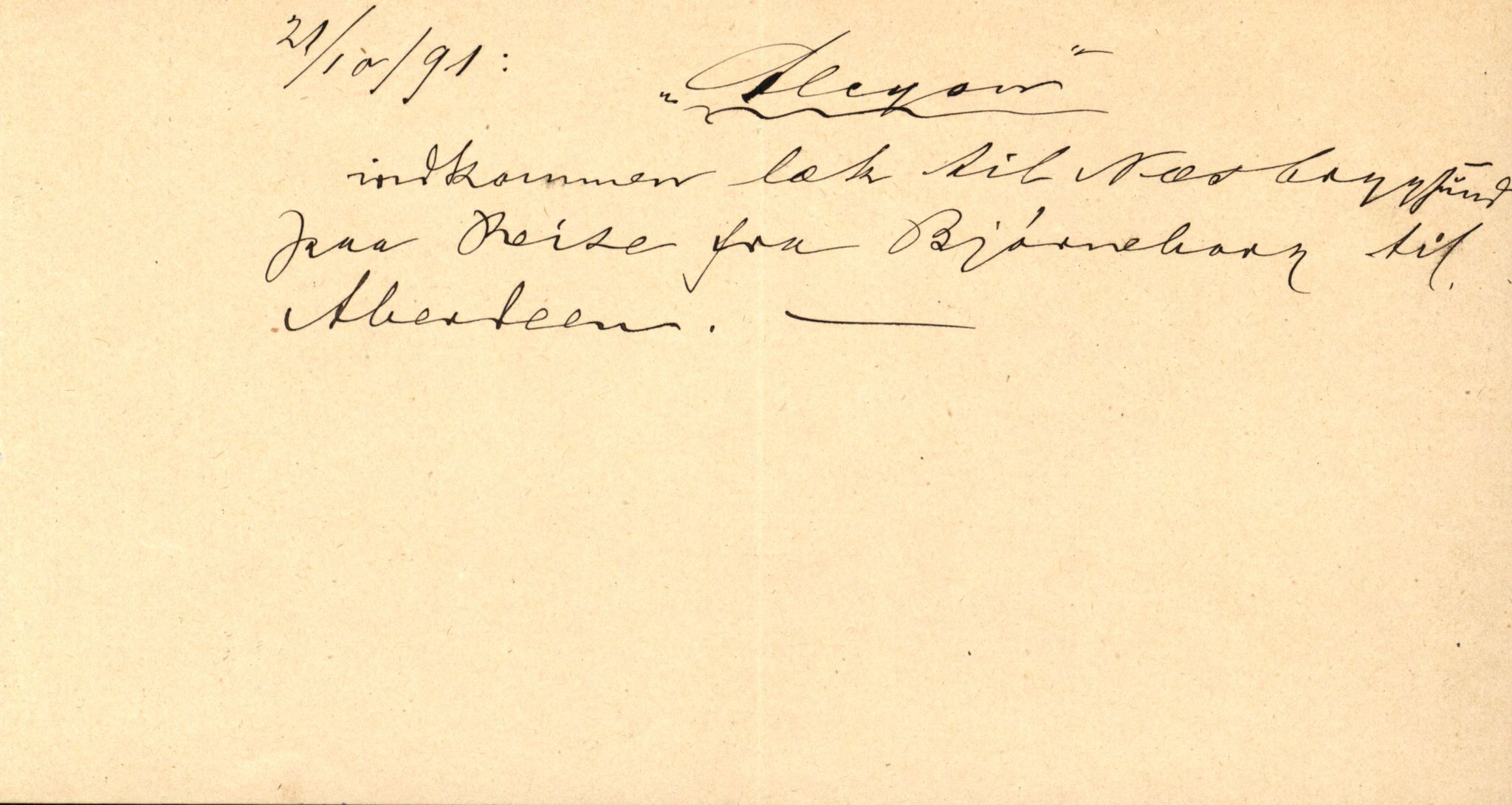 Pa 63 - Østlandske skibsassuranceforening, VEMU/A-1079/G/Ga/L0027/0009: Havaridokumenter / Activ av Sandefjord, Alice, Alexandra, Aleyon, Wido, 1891, s. 17