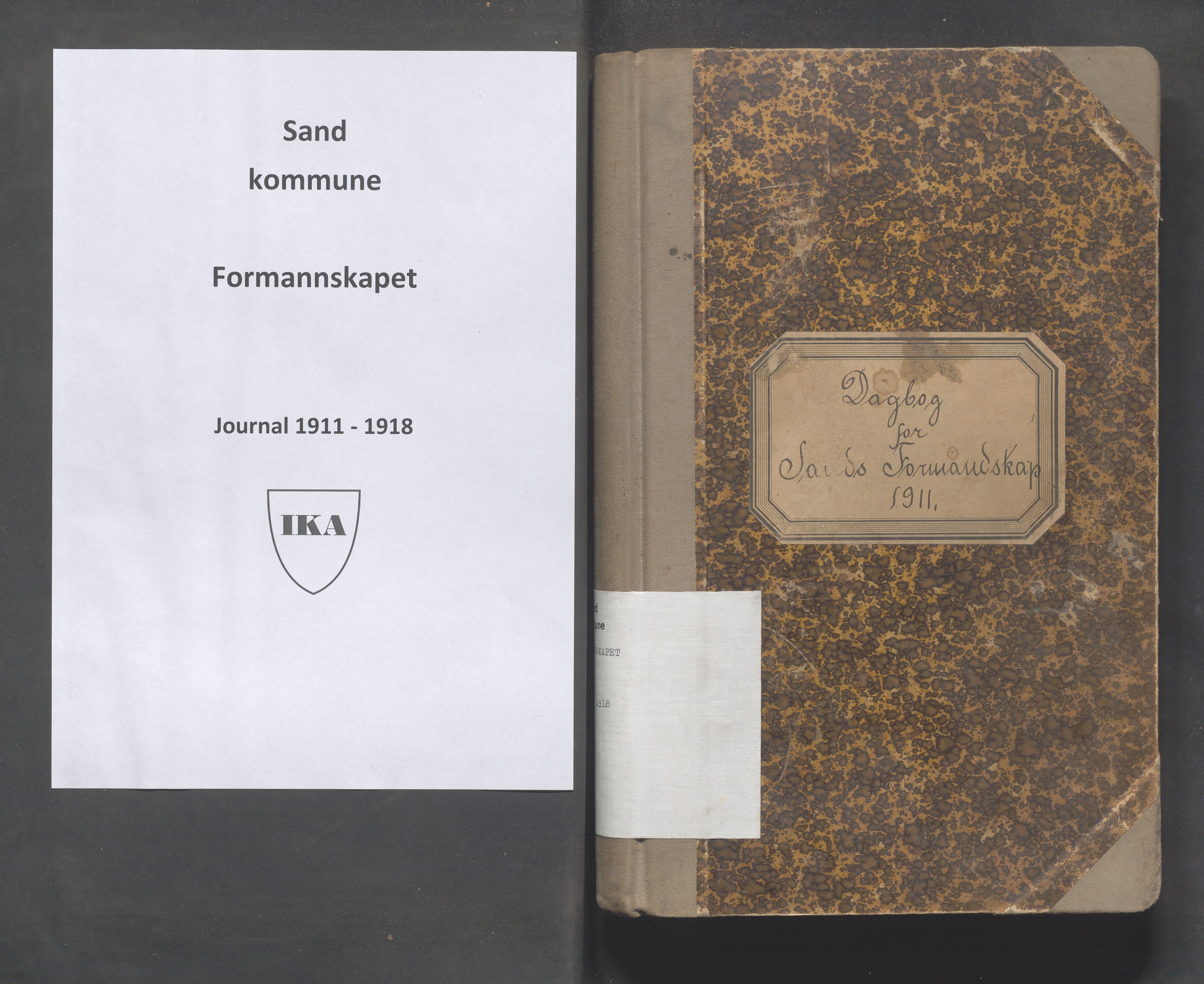 Sand kommune - Formannskapet, IKAR/K-102092/C/Ca/L0003: Brevjournal, 1911-1918