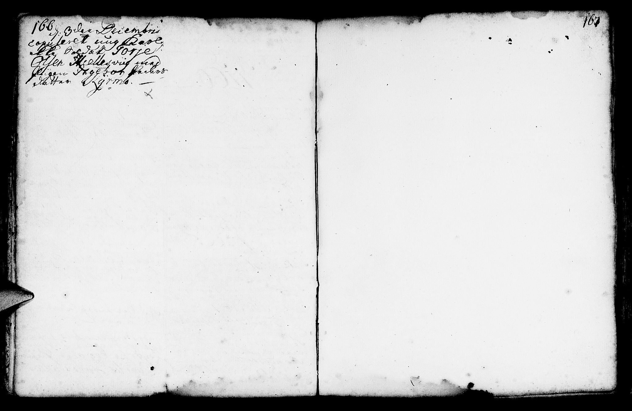 Lund sokneprestkontor, SAST/A-101809/S06/L0002: Ministerialbok nr. A 2, 1738-1760, s. 166-167
