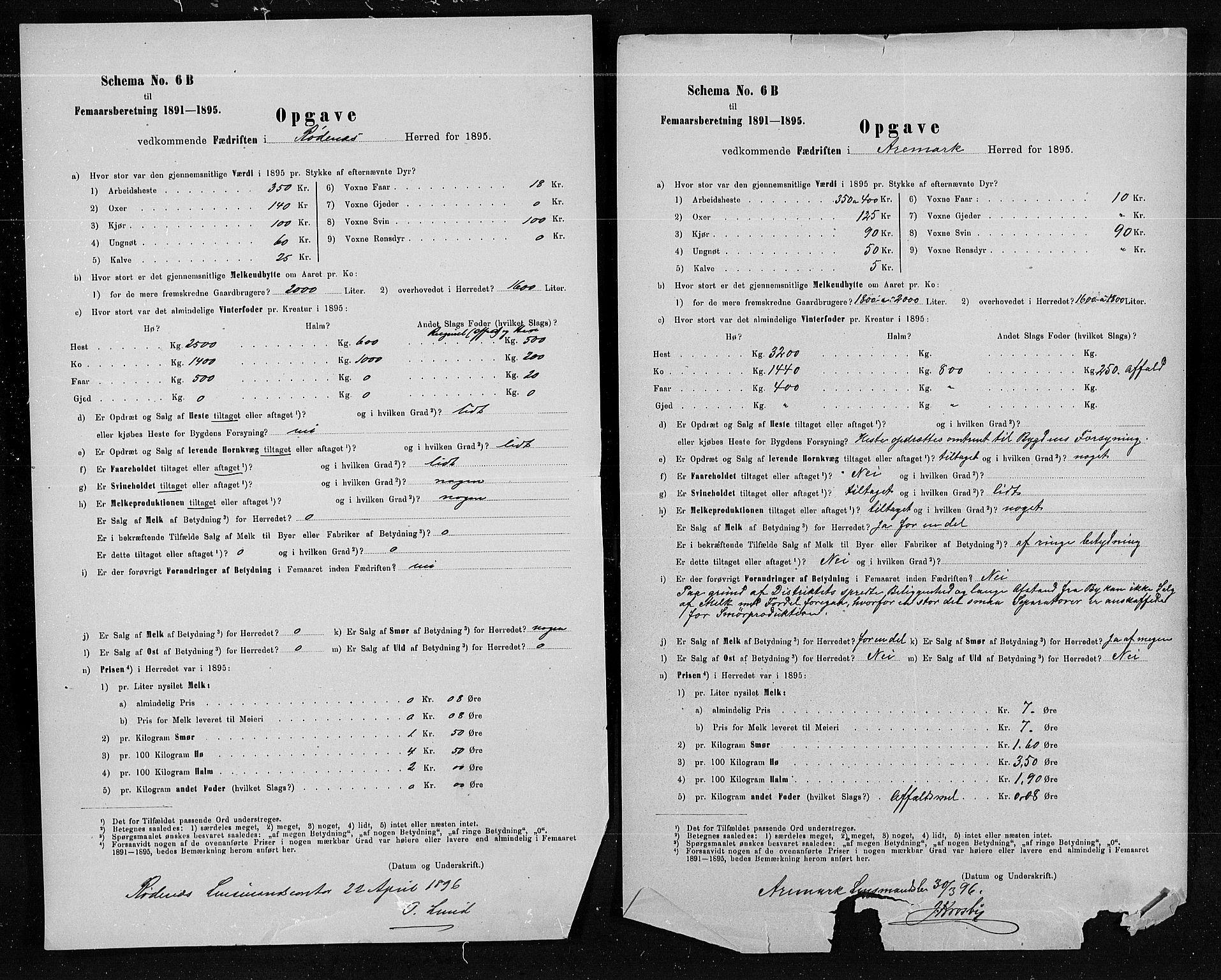 Statistisk sentralbyrå, Næringsøkonomiske emner, Generelt - Amtmennenes femårsberetninger, AV/RA-S-2233/F/Fa/L0080: --, 1895, s. 5