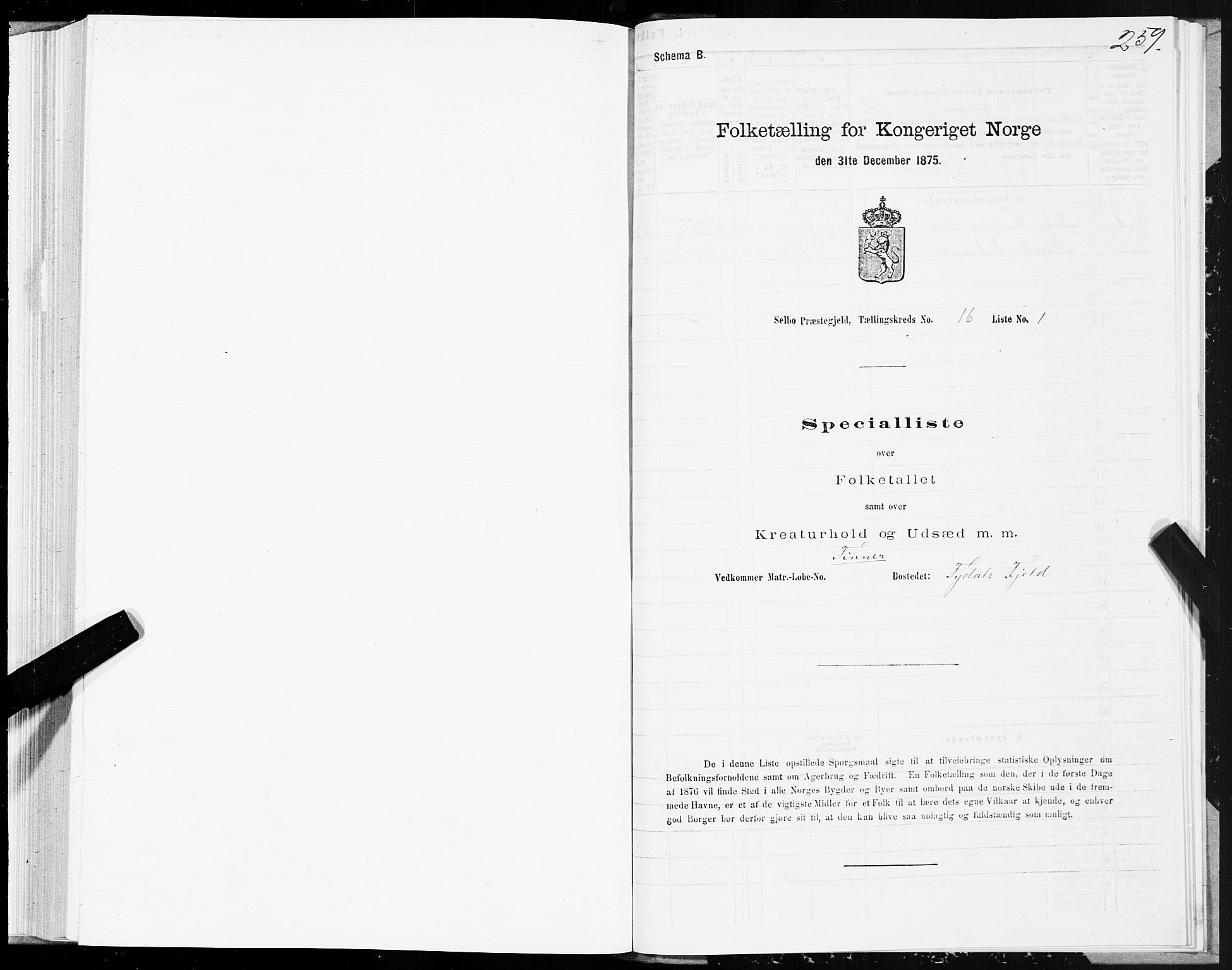 SAT, Folketelling 1875 for 1664P Selbu prestegjeld, 1875, s. 7259