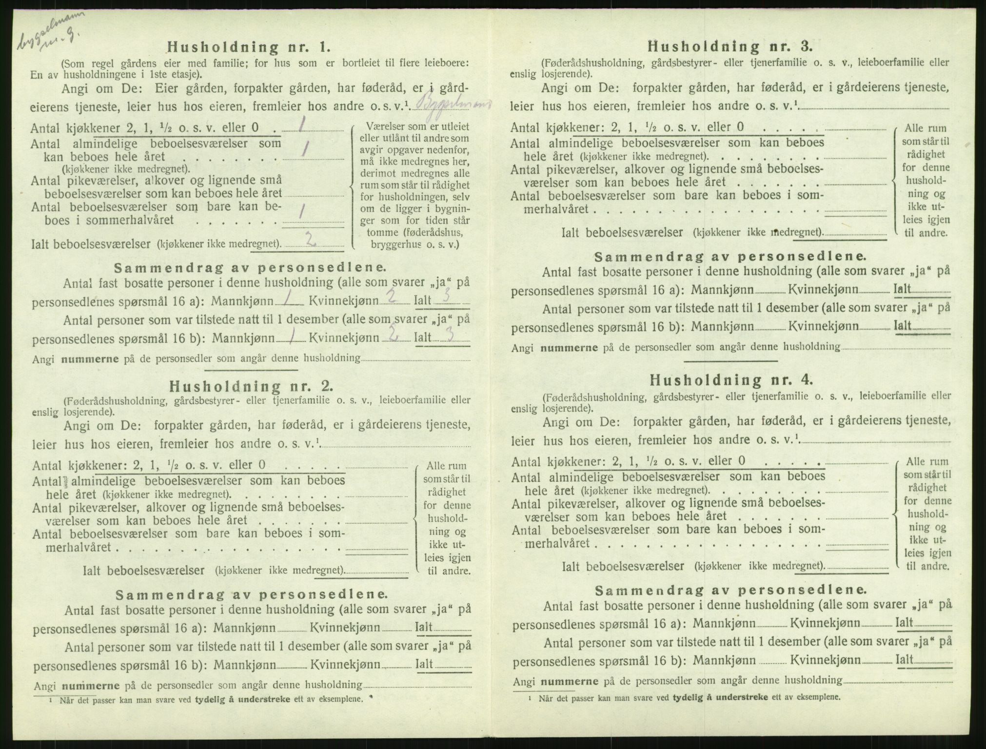 SAT, Folketelling 1920 for 1550 Hustad herred, 1920, s. 498