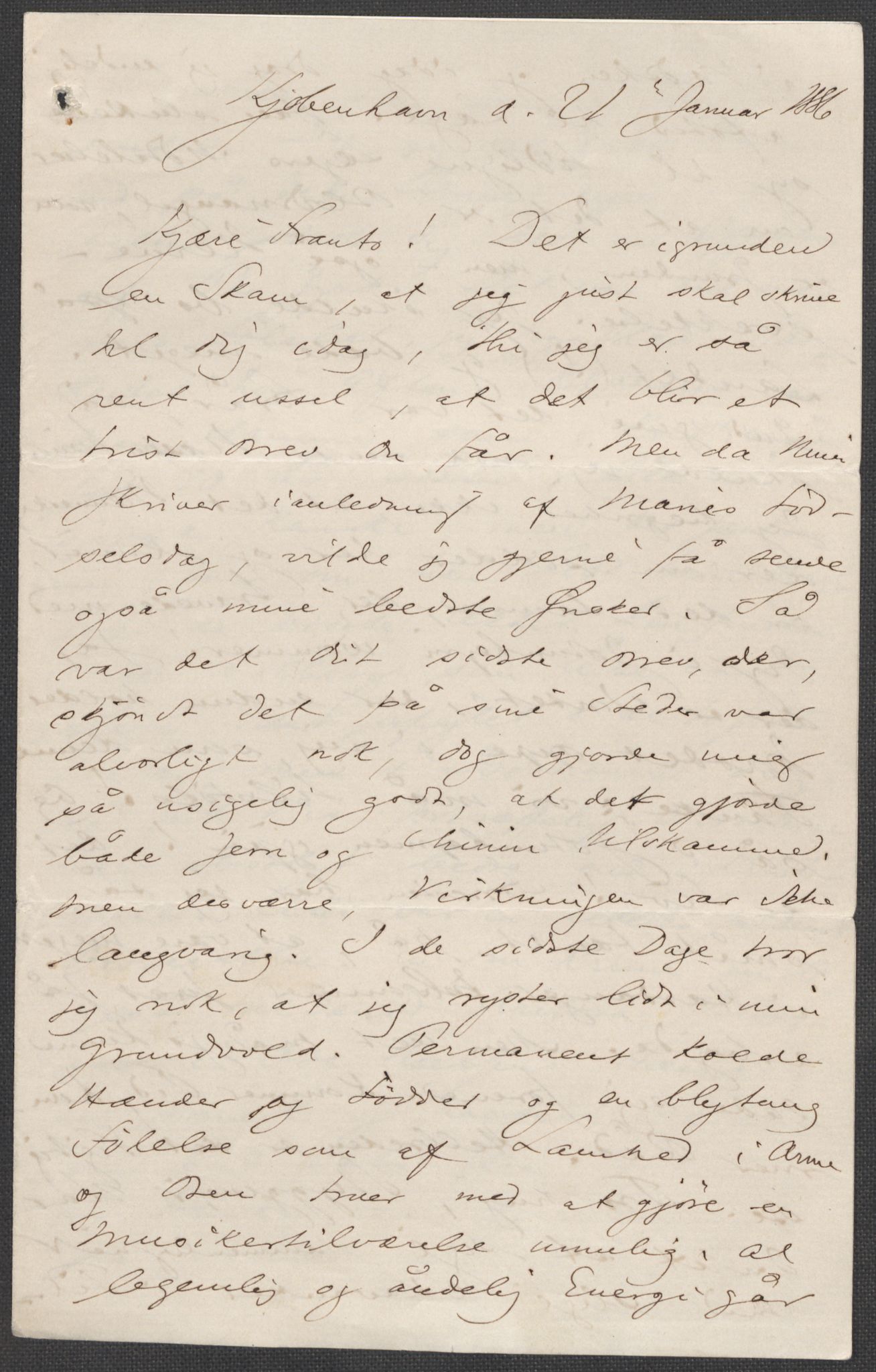 Beyer, Frants, RA/PA-0132/F/L0001: Brev fra Edvard Grieg til Frantz Beyer og "En del optegnelser som kan tjene til kommentar til brevene" av Marie Beyer, 1872-1907, s. 164