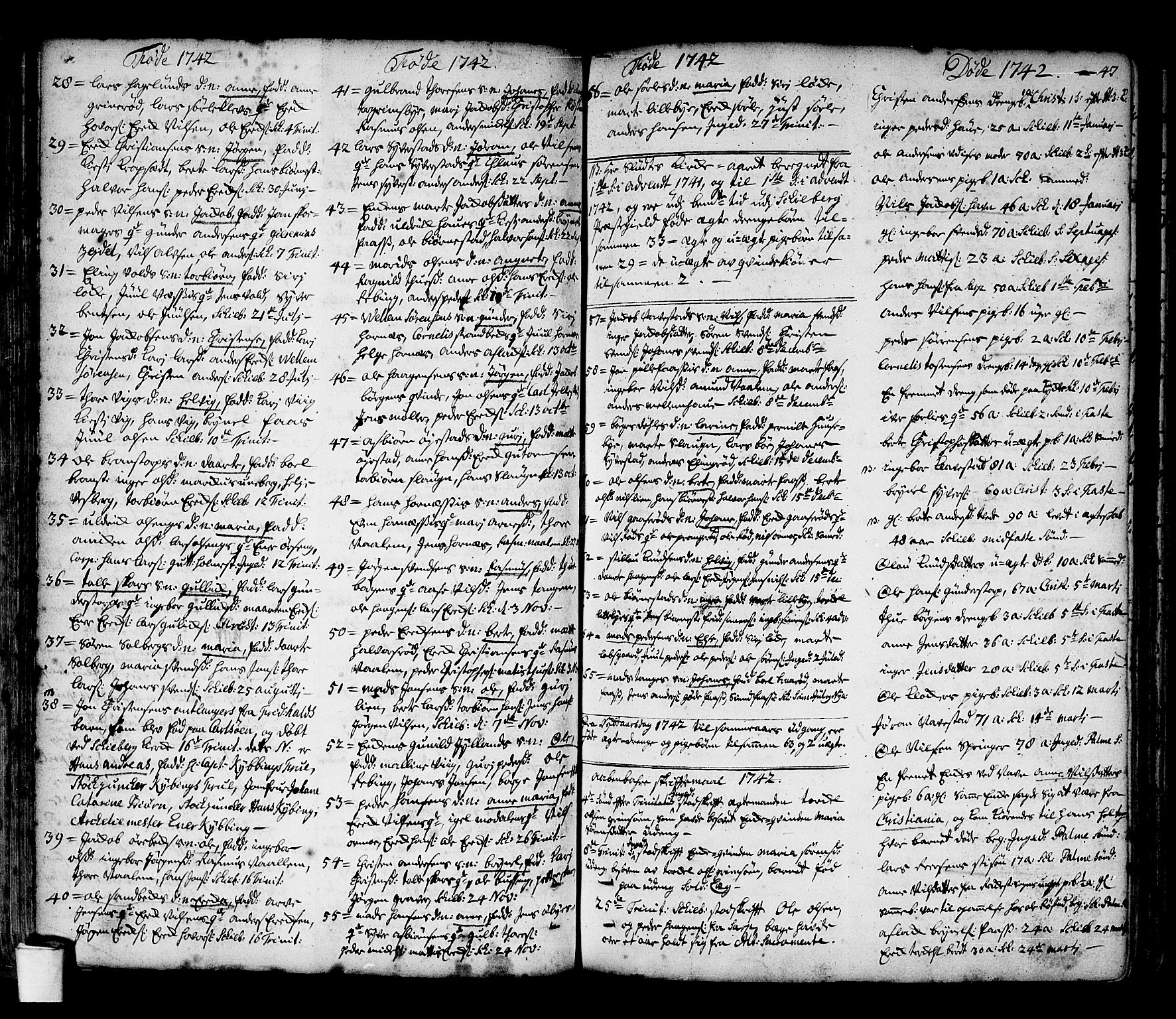Skjeberg prestekontor Kirkebøker, SAO/A-10923/F/Fa/L0002: Ministerialbok nr. I 2, 1726-1791, s. 47
