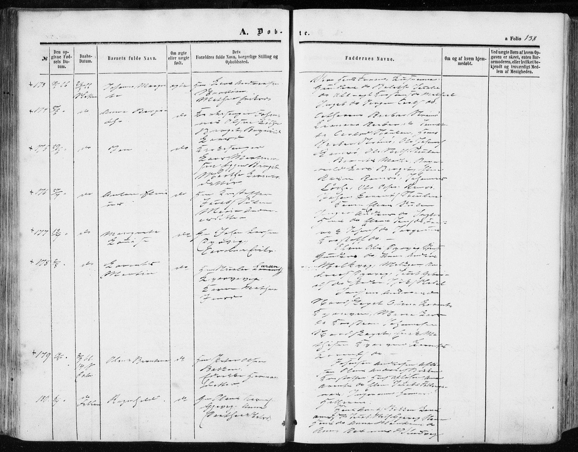 Ministerialprotokoller, klokkerbøker og fødselsregistre - Sør-Trøndelag, SAT/A-1456/634/L0531: Ministerialbok nr. 634A07, 1861-1870, s. 138