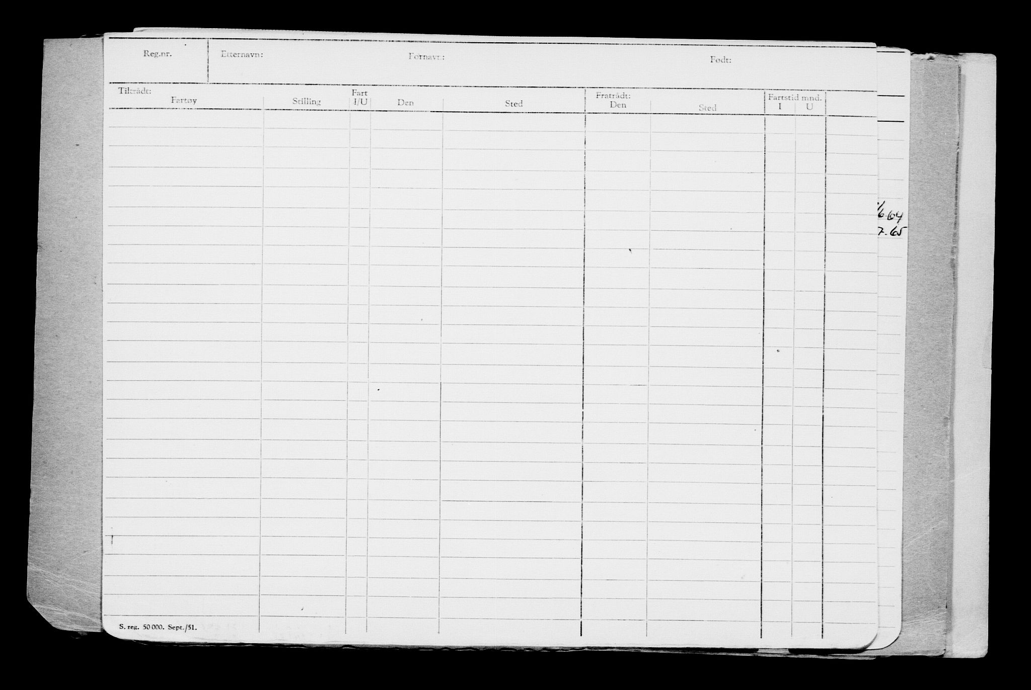 Direktoratet for sjømenn, AV/RA-S-3545/G/Gb/L0188: Hovedkort, 1920, s. 361