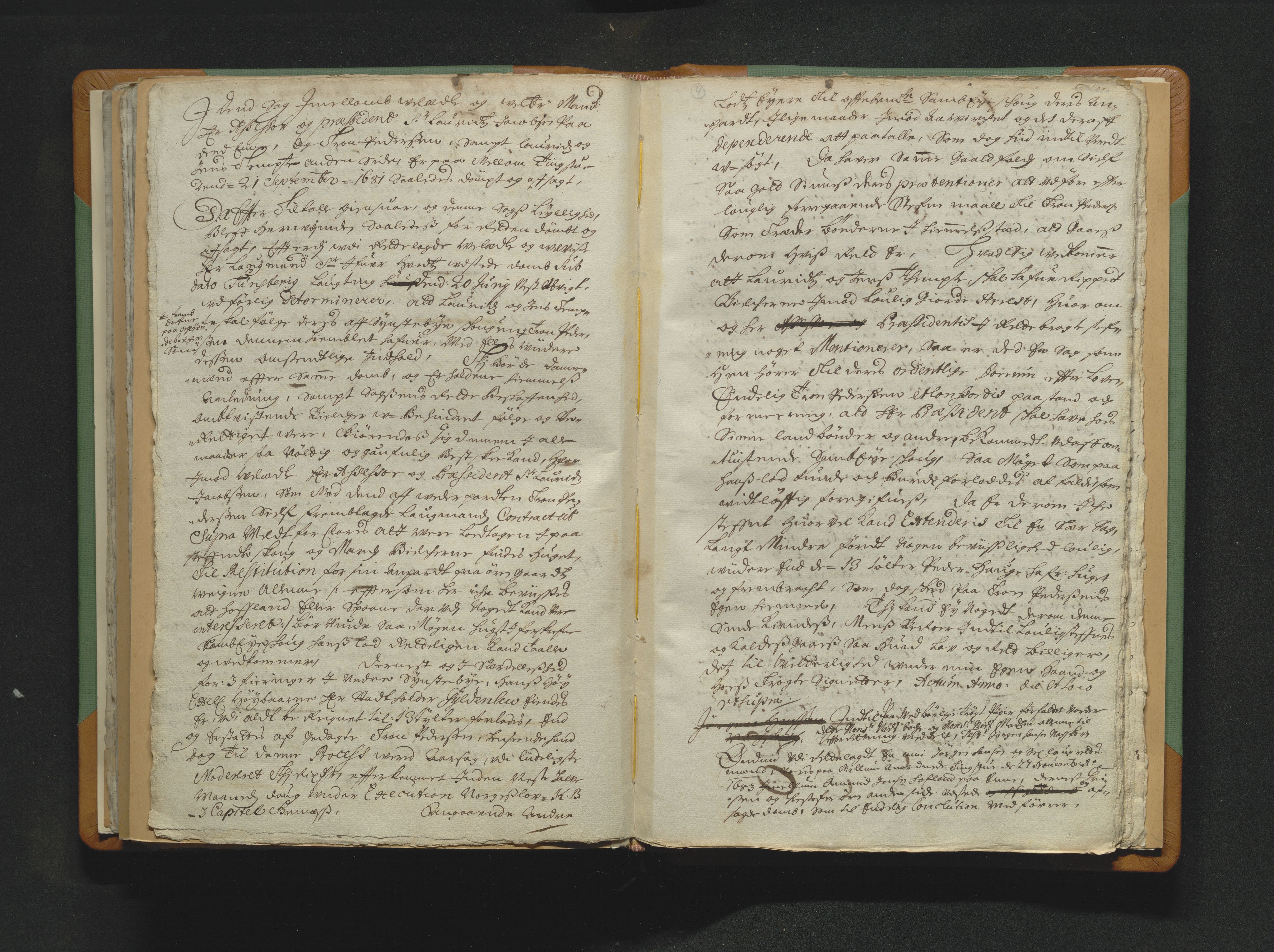 Eiker, Modum og Sigdal sorenskriveri, AV/SAKO-A-123/H/Hb/Hba/L0002b: Skifteprotokoll, 1678-1696, s. 3b-4a
