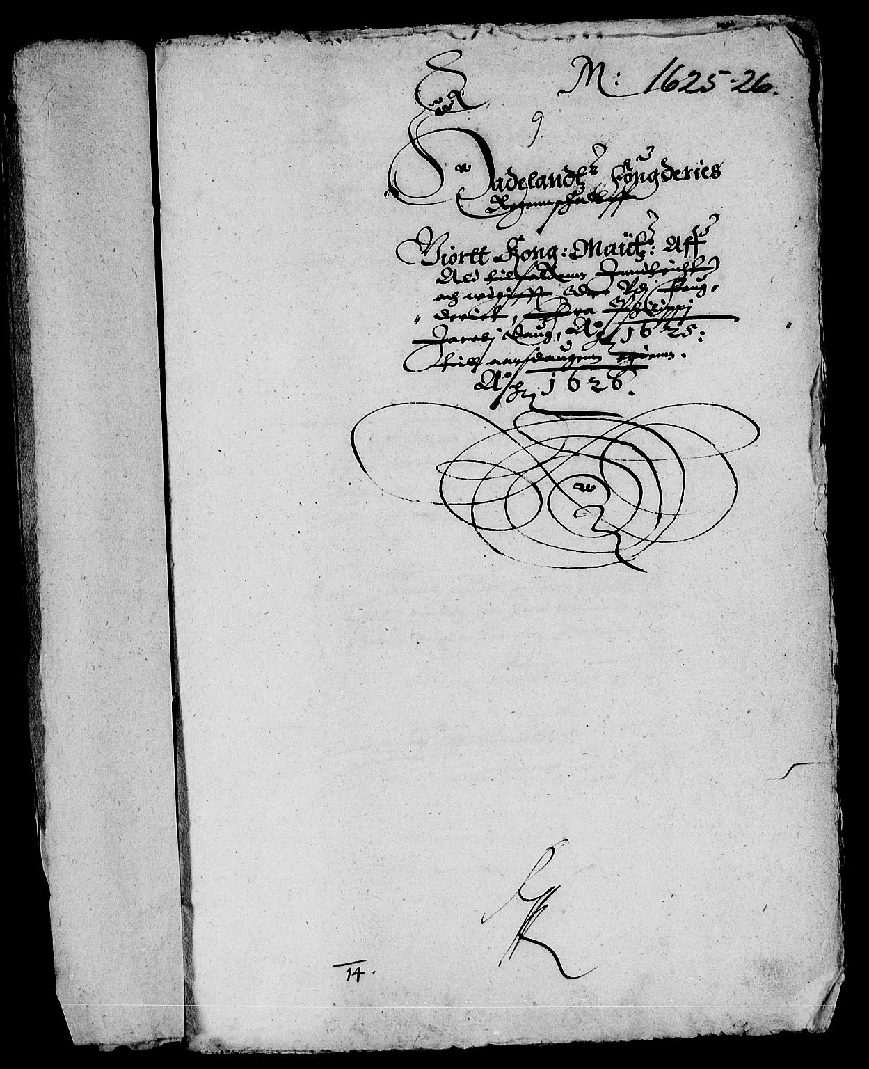 Rentekammeret inntil 1814, Reviderte regnskaper, Lensregnskaper, AV/RA-EA-5023/R/Rb/Rba/L0072: Akershus len, 1624-1626