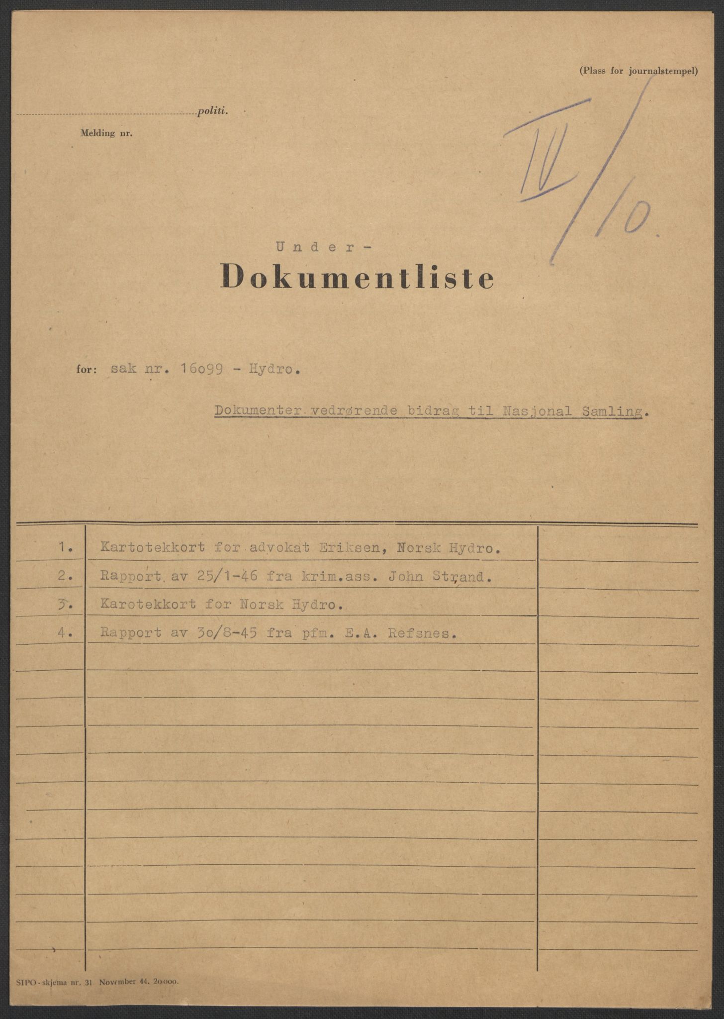 Landssvikarkivet, Oslo politikammer, RA/S-3138-01/D/Dg/L0544/5604: Henlagt hnr. 5581 - 5583, 5585 og 5588 - 5597 / Hnr. 5588, 1945-1948, s. 2423